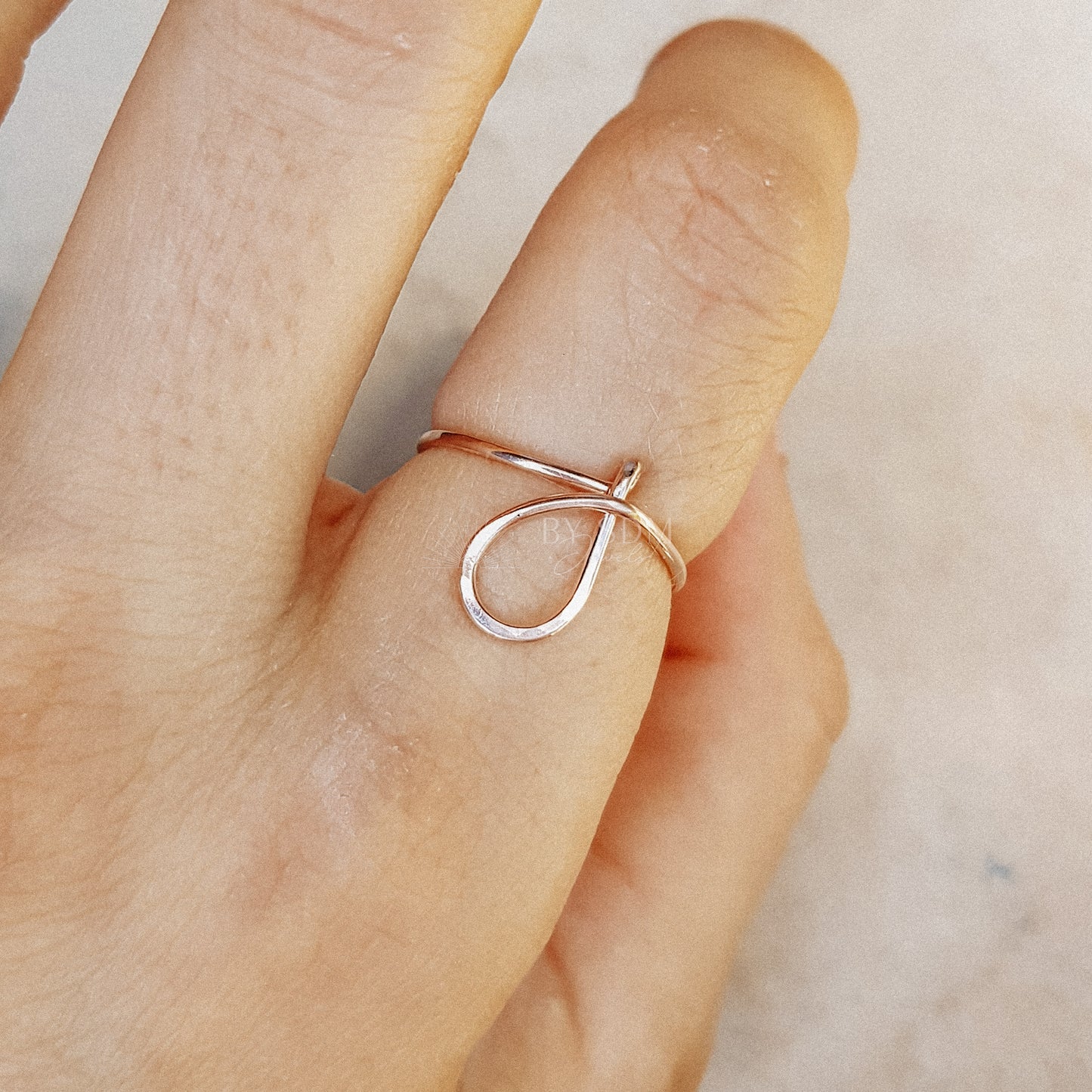 Dainty Initial Ring • J Letter Ring • Personalized Initial Ring • Initial Name Ring • Adjustable Ring • Bridesmaid Gift • BYSDMJEWELS