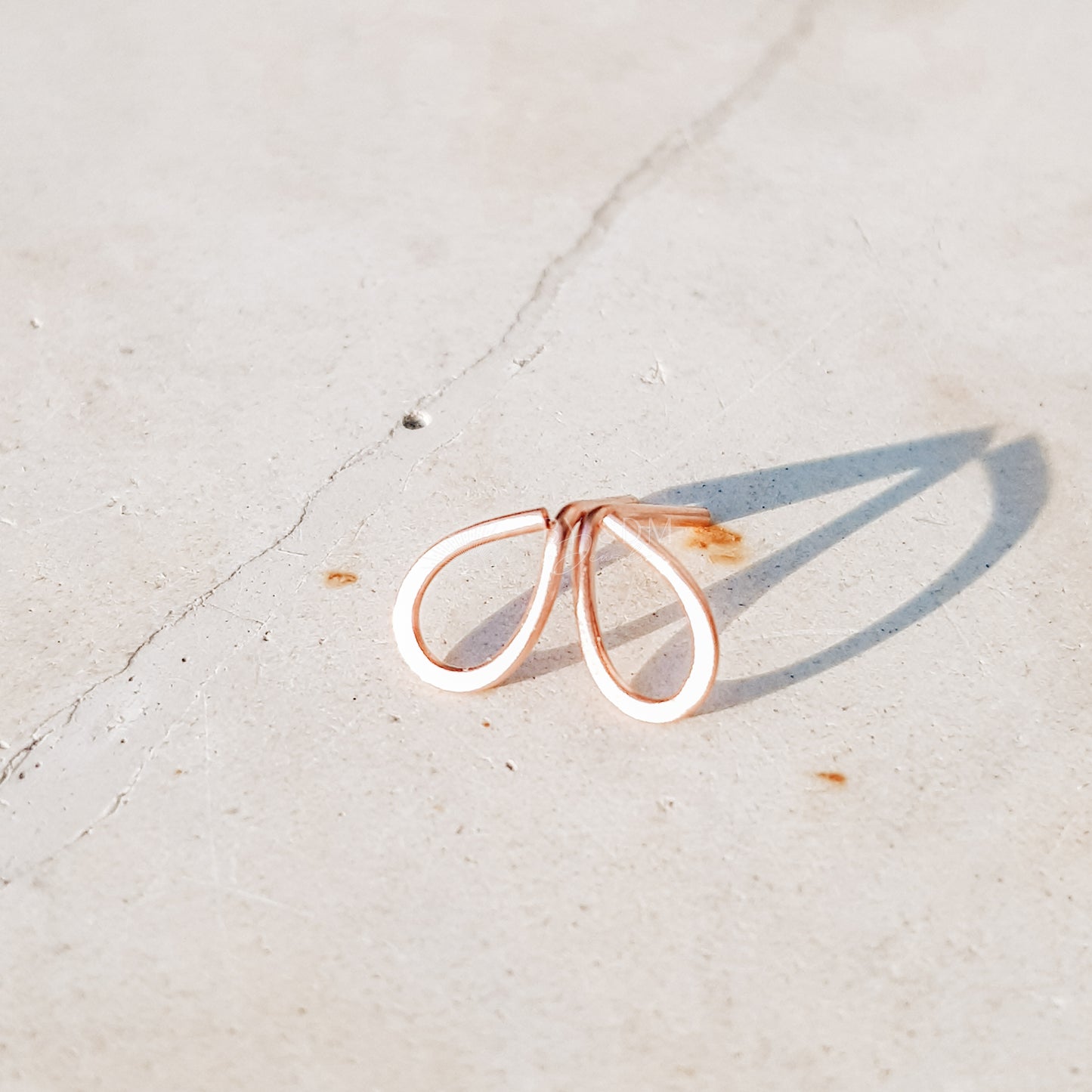 Open Drop Stud Earring • Solid Sterling Silver • Gold Filled • Rose Gold Filled Earrings • Jewelry Minimalist Geometric • BYSDMJEWELS