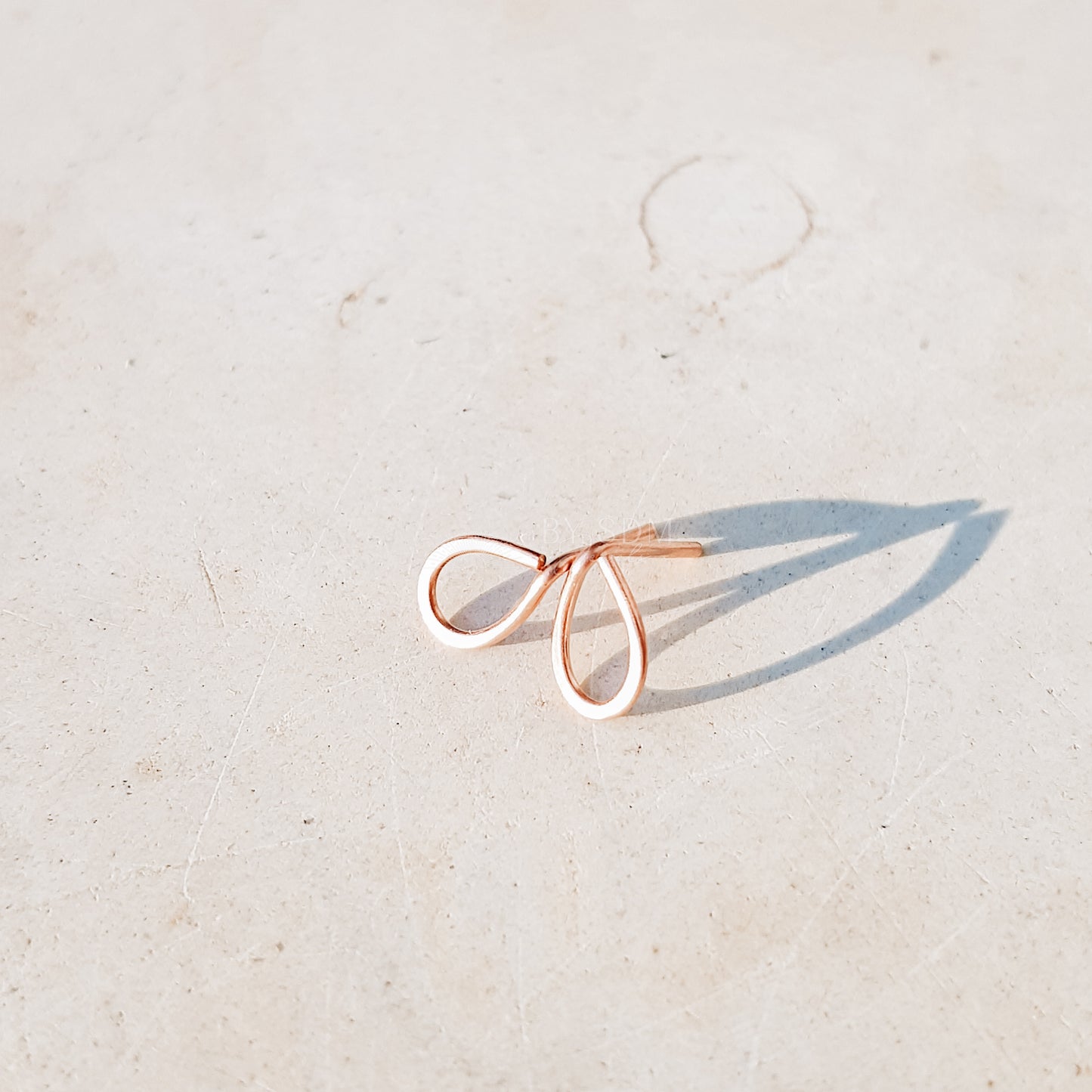 Open Drop Stud Earring • Solid Sterling Silver • Gold Filled • Rose Gold Filled Earrings • Jewelry Minimalist Geometric • BYSDMJEWELS