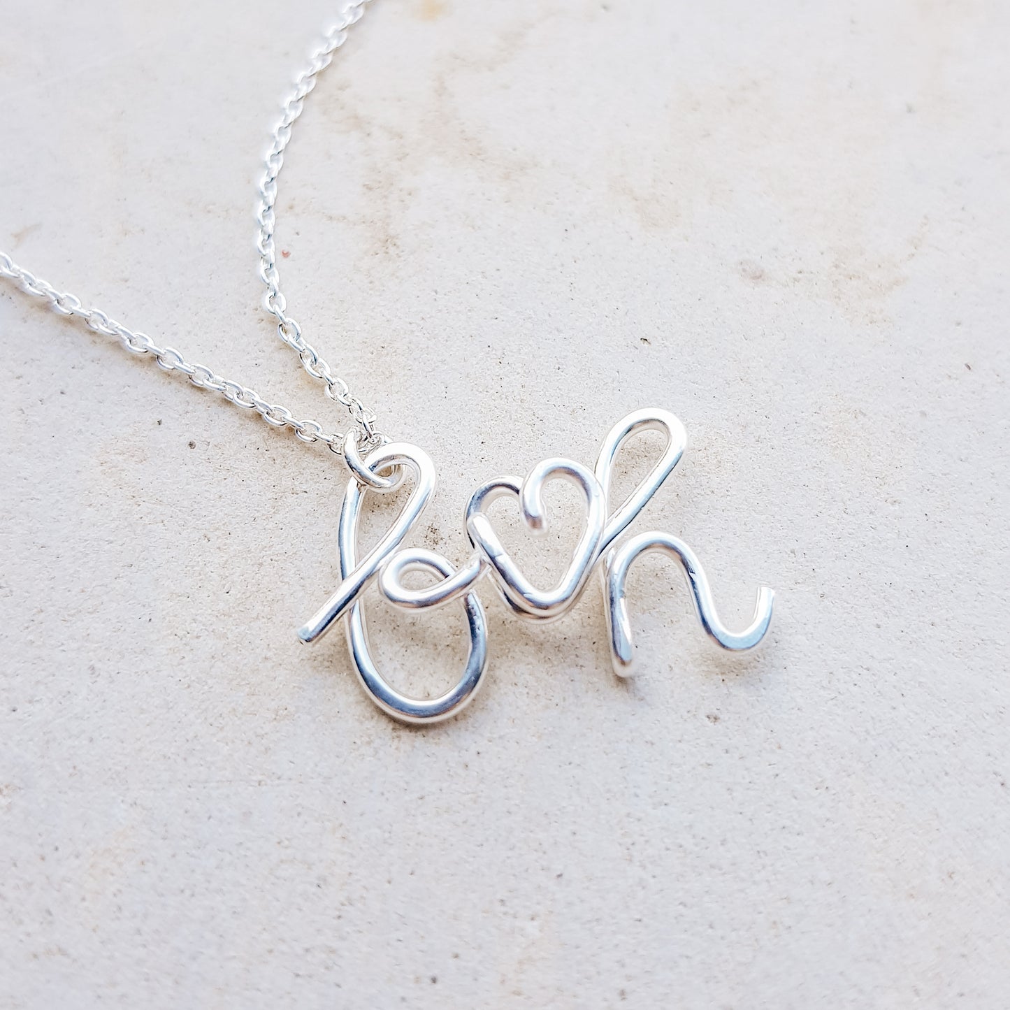Cursive Name Necklace • Gift for Preteen Girls • Birthday Girl Wirewrapped Jewelry • BYSDMJEWELS