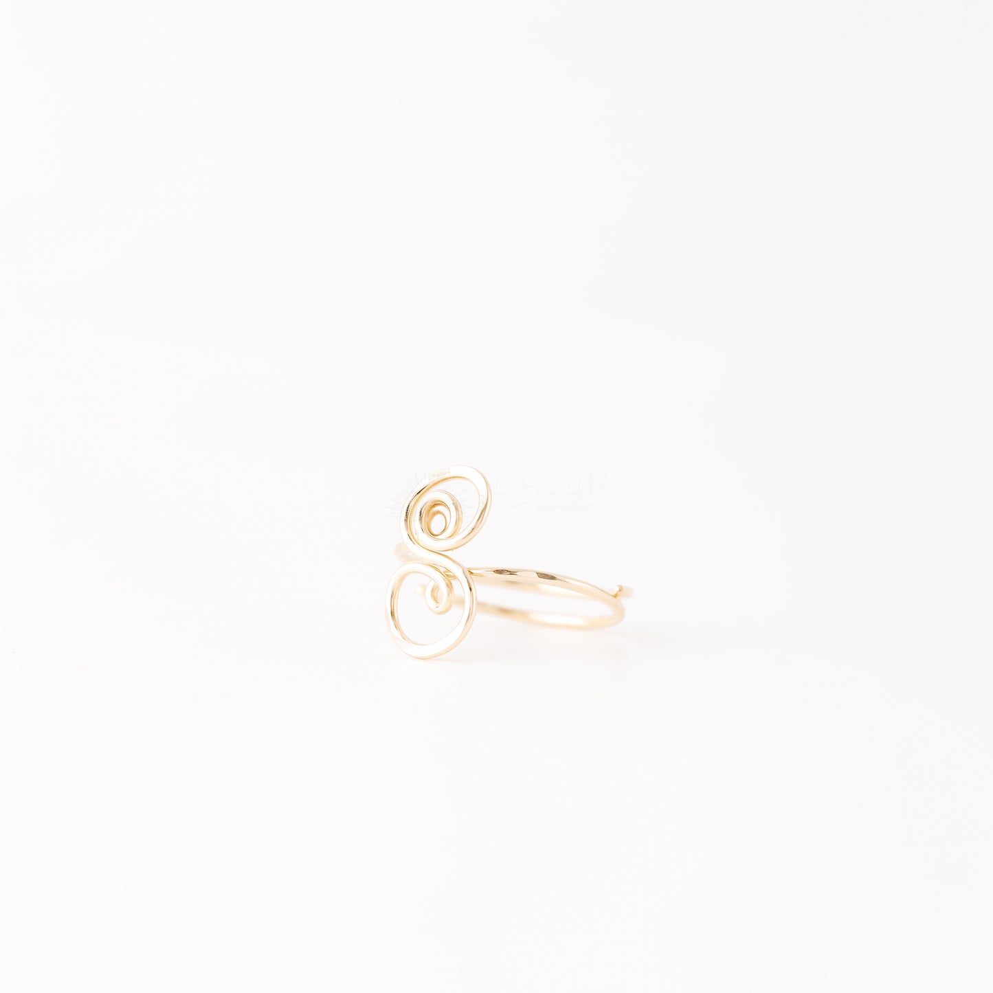 Dainty Initial Ring • Custom Letter Ring in Sterling Silver, Gold & Rose Gold • Uppercase Initial Ring • Bridesmaids Gifts • BYSDMJEWELS