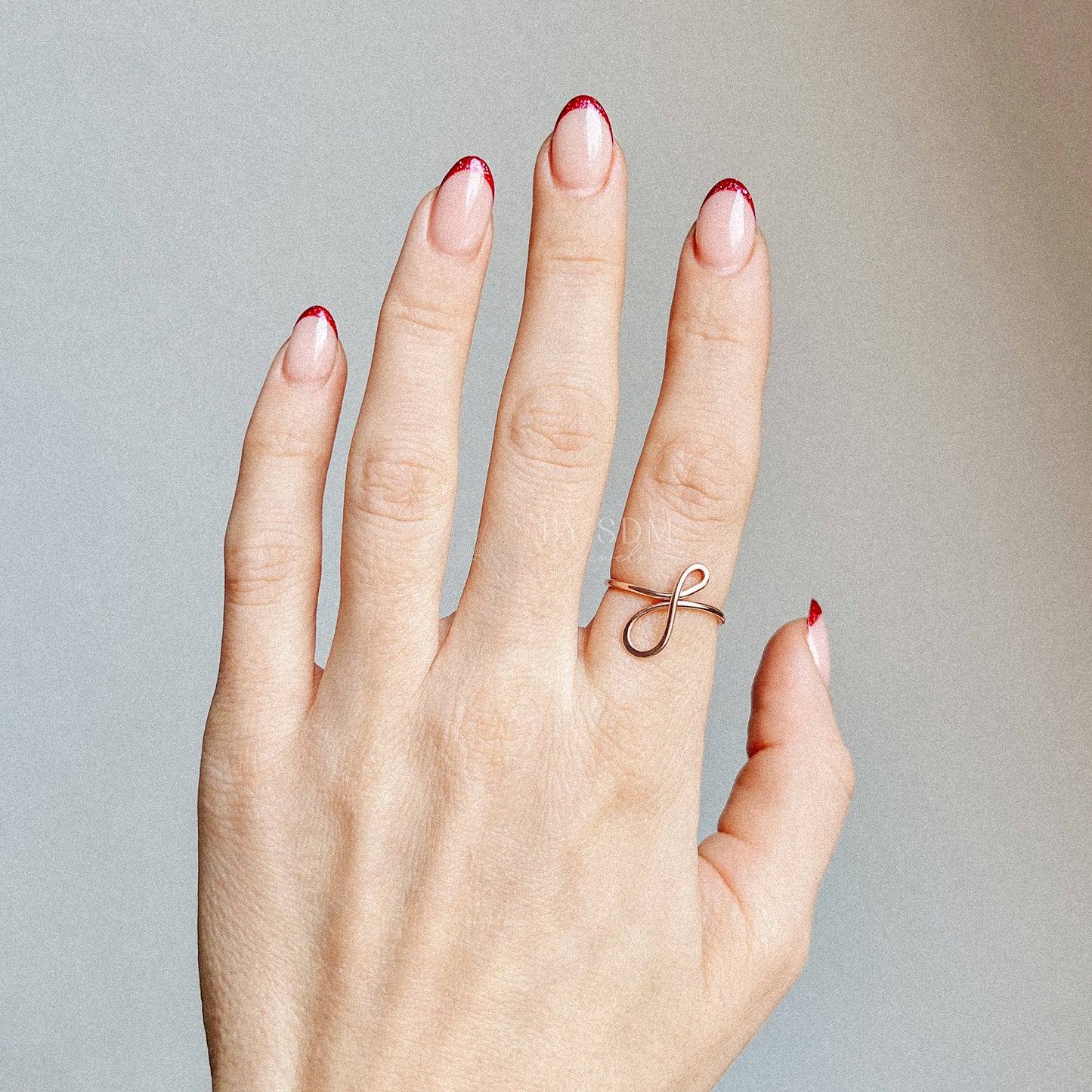 Dainty Personalized Letter F Ring • Tiny Custom Silver Initial Ring • Silver Name Ring • BYSDMJEWELS