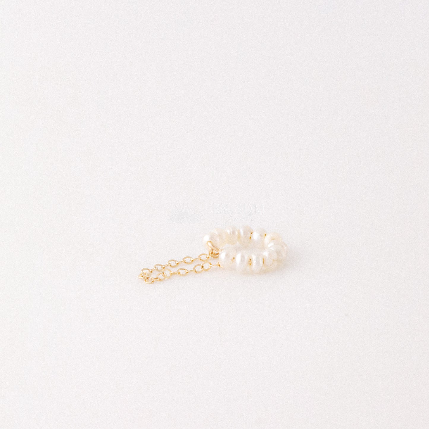 Natural Pearl Ear Cuff • 12k Gold Filled Ear Cuff • Pearl Cuff • Freshwater Ear Cuff • Gold Filled Cuff • No Piercing • BYSDMJEWELS