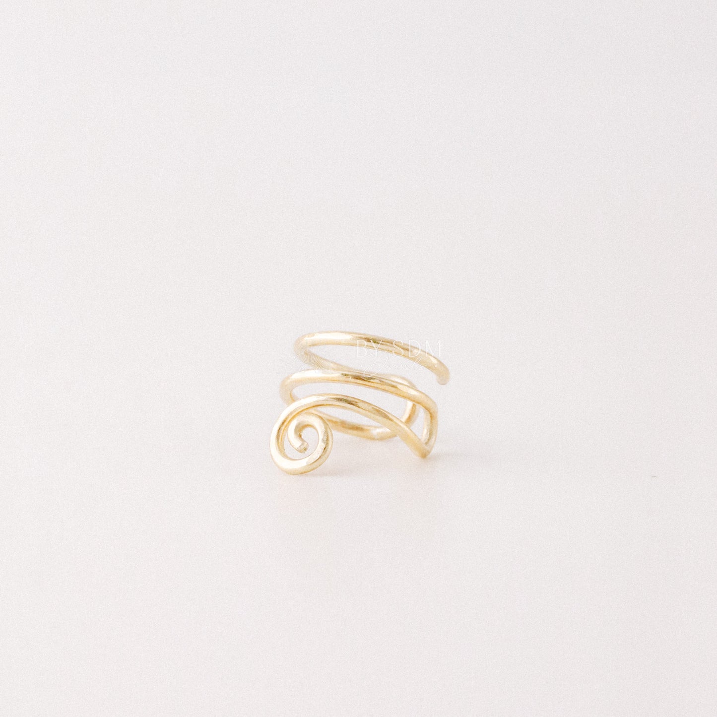 No Piercing Spiral Ear Cuff • Minimalist Ear Cuff • Sterling Silver 925 • 12k Gold Filled • BYSDMJEWELS