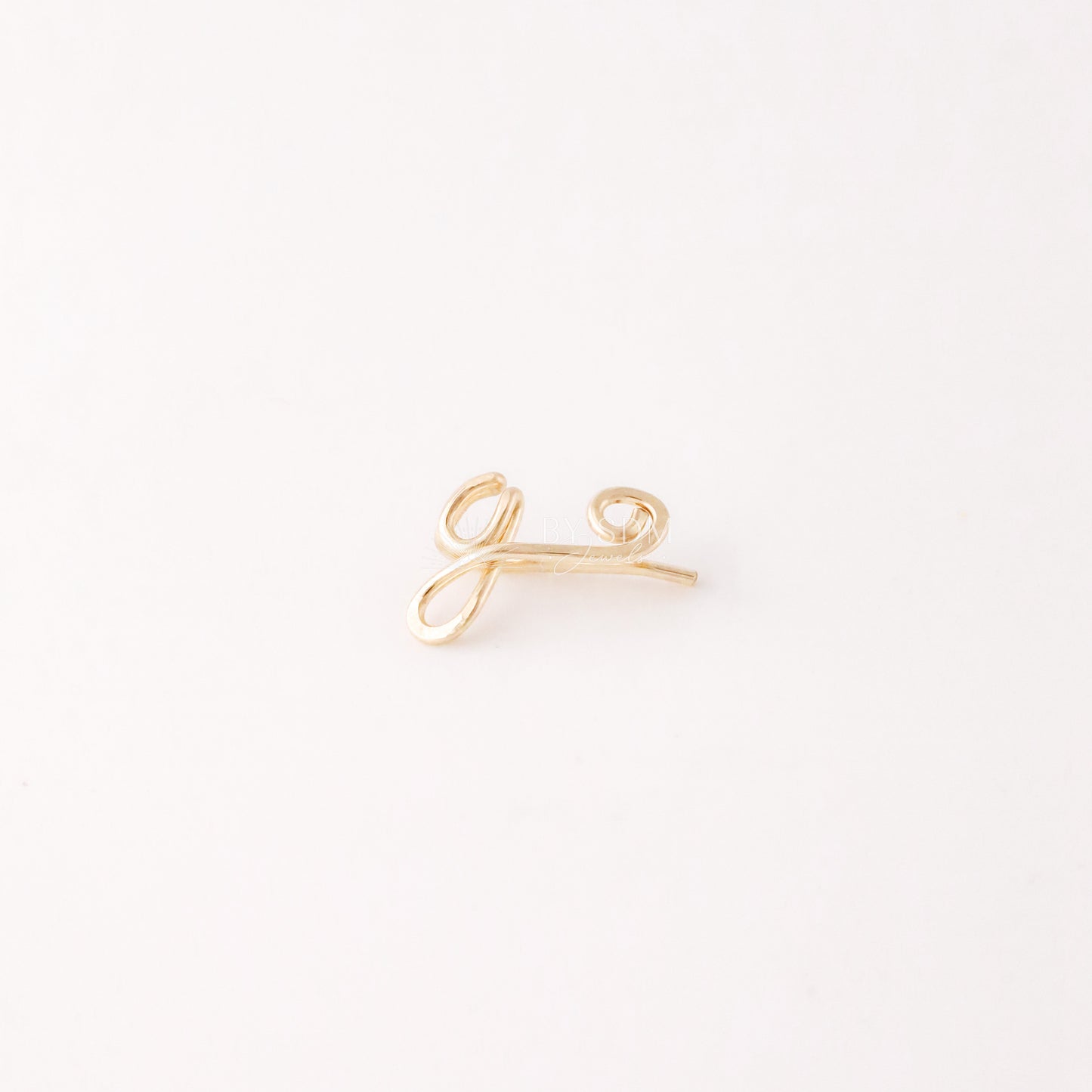 GIFT FOR HER • Dainty Initial Ear Climber Earrings in Sterling Silver, Gold & Rose Gold Filled • Custom Letter Earrings Alphabet Ear Climber