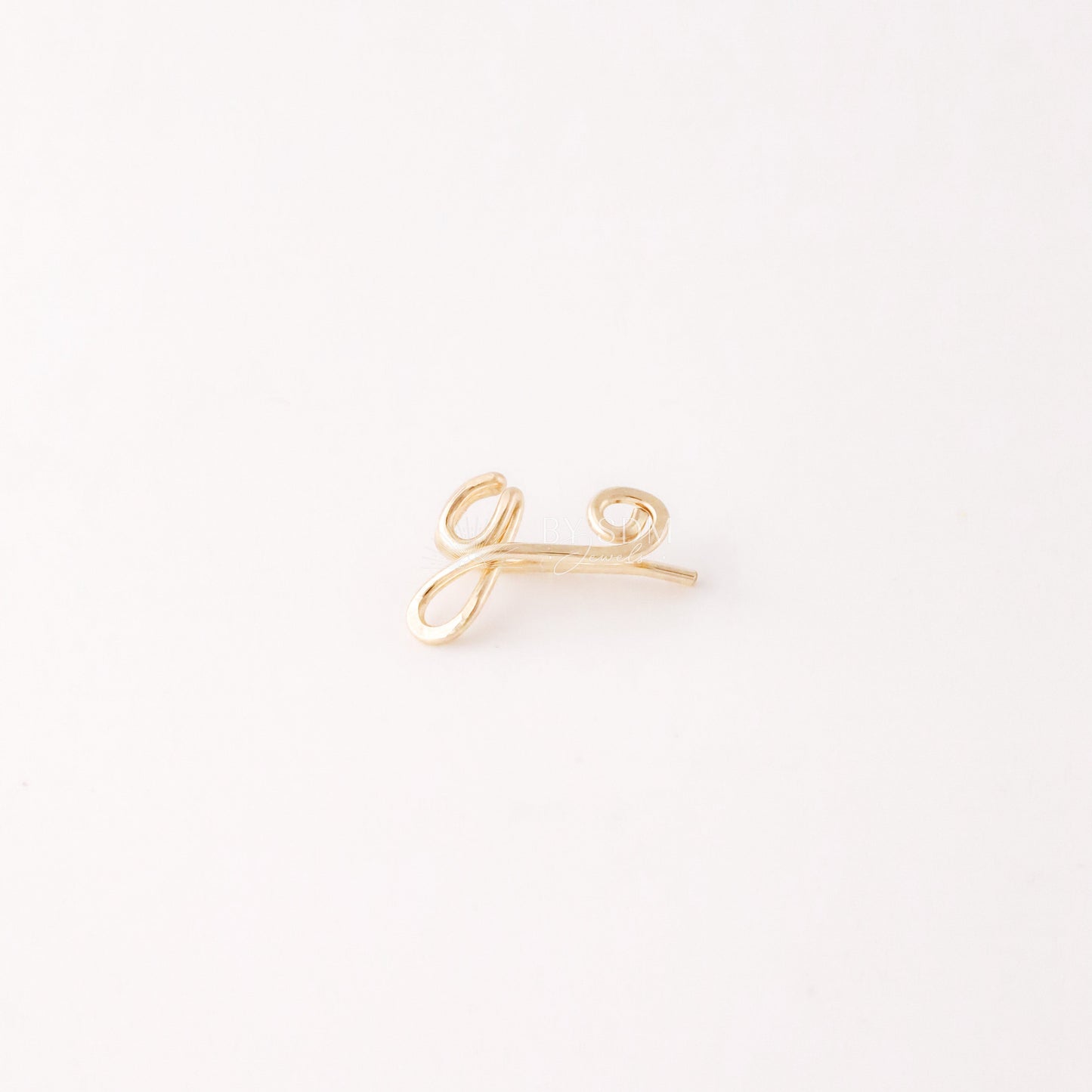 GIFT FOR HER • Dainty Initial Ear Climber Earrings in Sterling Silver, Gold & Rose Gold Filled • Custom Letter Earrings Alphabet Ear Climber