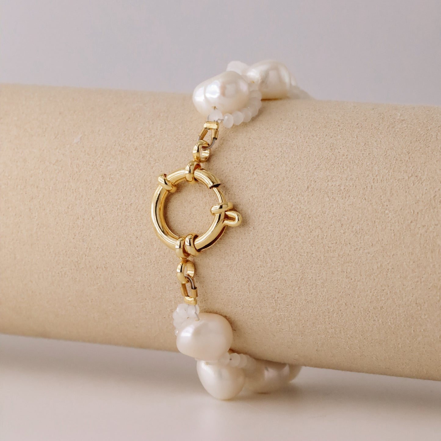Real Natural Freshwater Pearl Bracelet • Dainty Stainless Steel Bracelet • Pearl Beaded Bracelet Bridesmaid Gift • Valentine's Gift