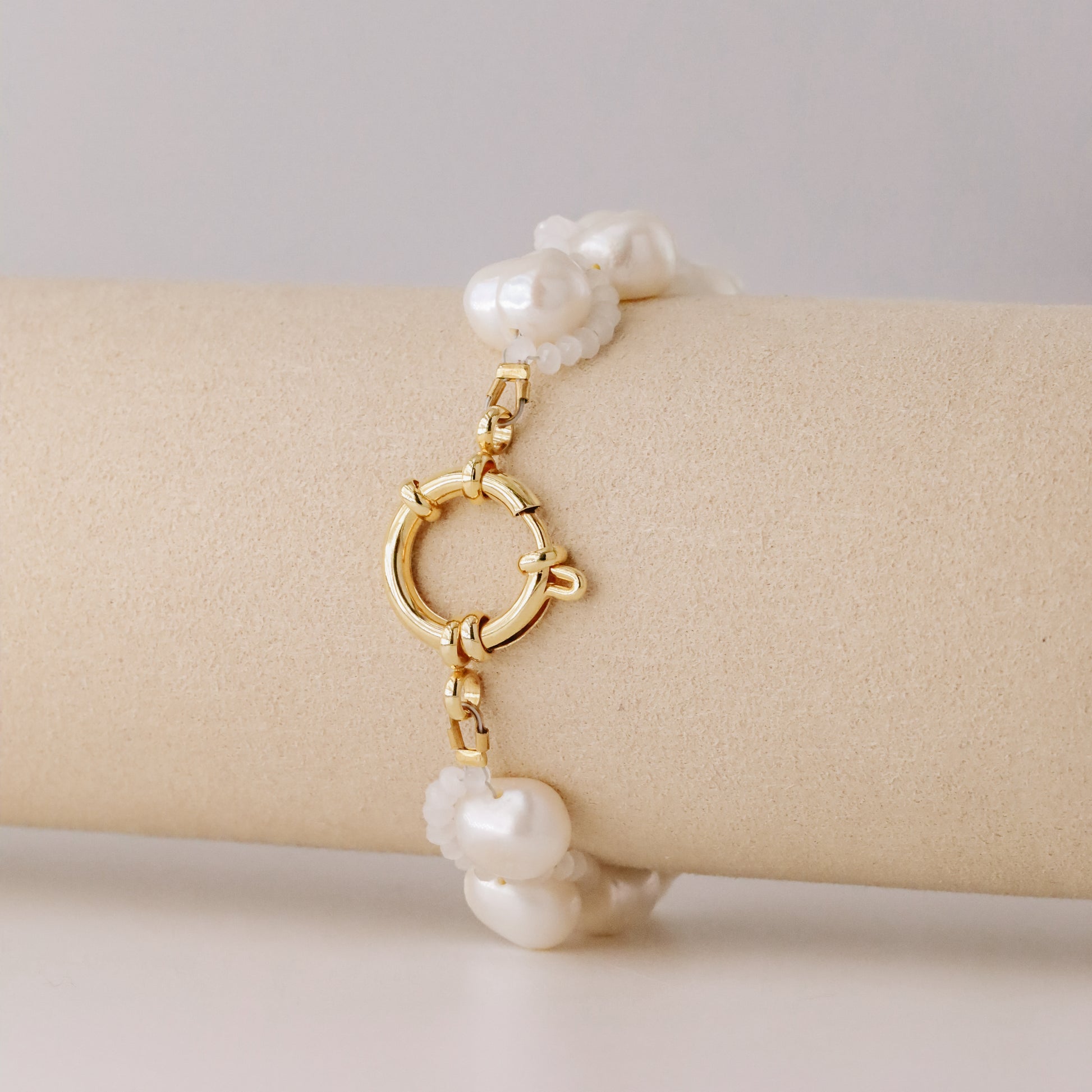 Real Natural Freshwater Pearl Bracelet • Dainty Stainless Steel Bracelet • Pearl Beaded Bracelet Bridesmaid Gift • Valentine's Gift