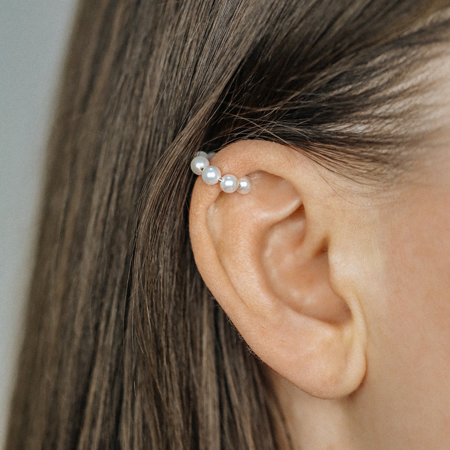 Pearl Ear Cuff, Gold Filled Pearl Jewelry, Faux Piercing, Trendy Jewelry, Ear Cuffs, Cute Jewelry, Gift Ideas for Friends, Bride Jewelry