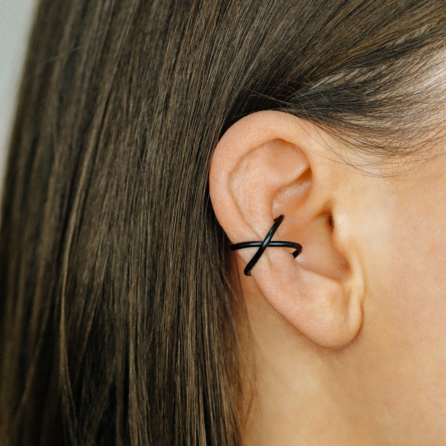 Criss Cross Ear Cuff, Gold Ear Cuff Cross, Non Piercing Ear Cuff, Cross Ear Cuff, Dainty Ear Cuff, Minimalist Ear Cuff, Tiny Ear Cuff