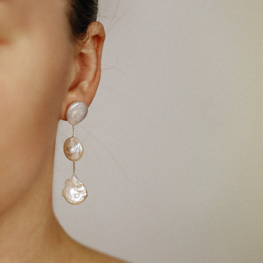 Pearl Earrings Drop Bridal Earrings Pearl Wedding Earrings Long Pearl Earrings Gold Bridal Jewelry Dangle Pearl Earrings Mother's Day Gift