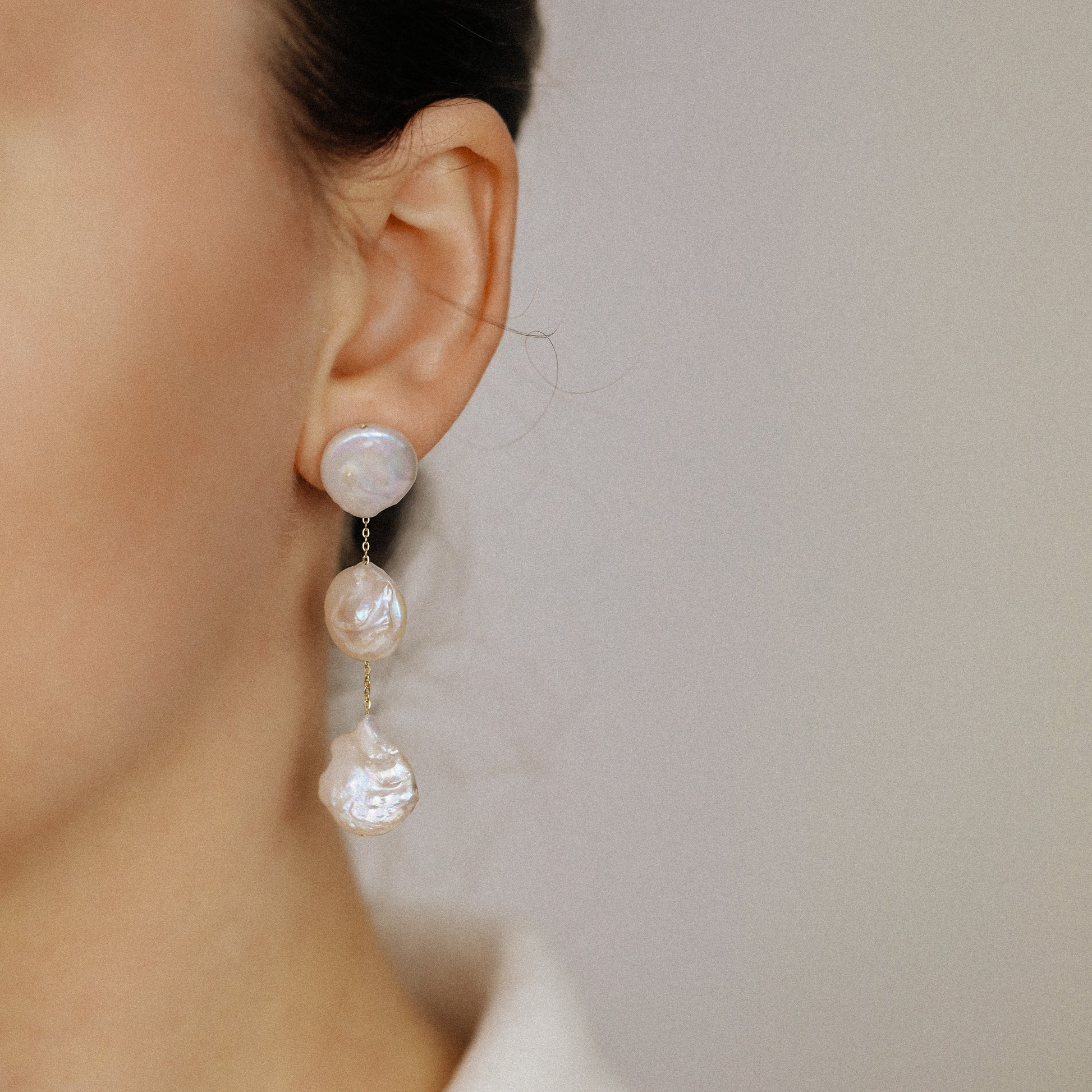 Pearl Earrings Drop Bridal Earrings Pearl Wedding Earrings Long Pearl Earrings Gold Bridal Jewelry Dangle Pearl Earrings Mother's Day Gift