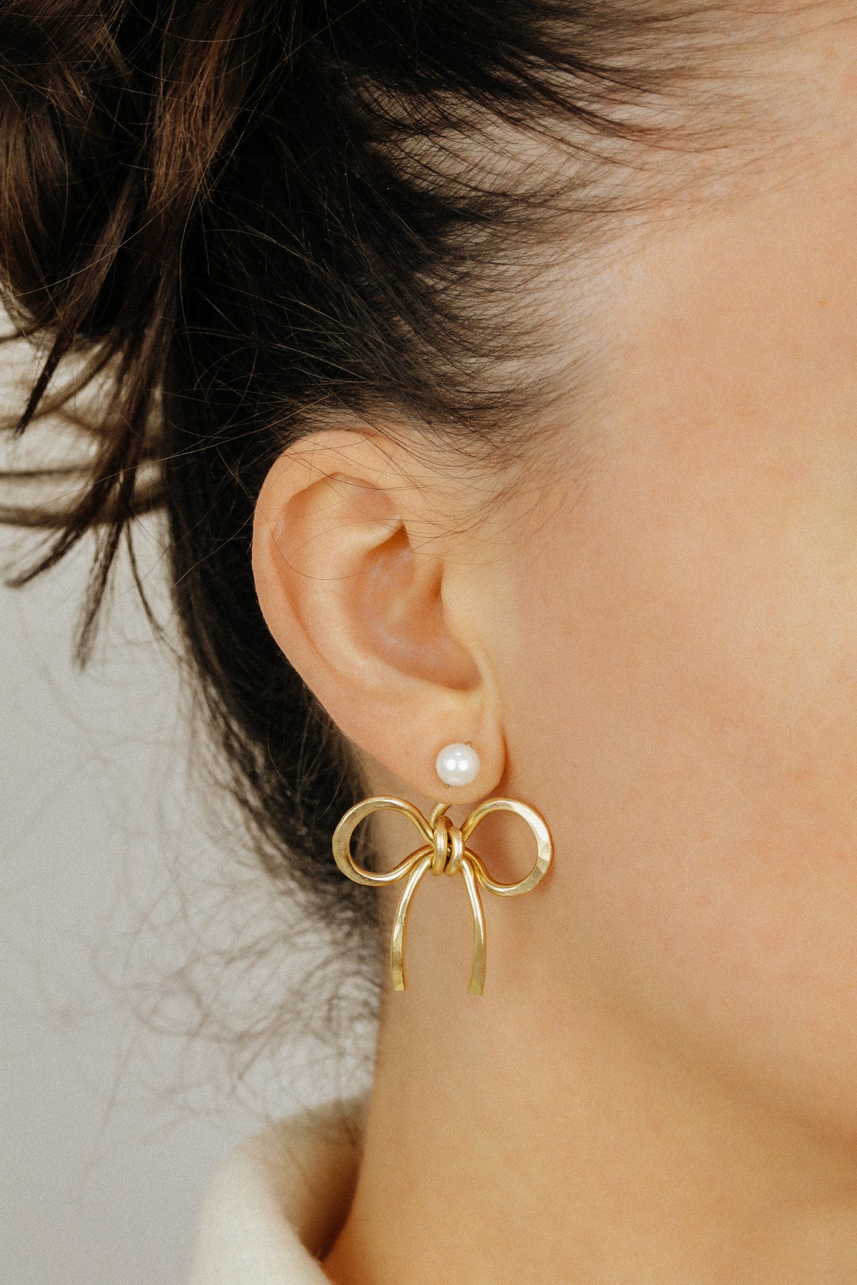 Bow Earring Jackets - BySDM Jewels - Handmade Jewelry - Unique - Mix & Match - lightweight - statement