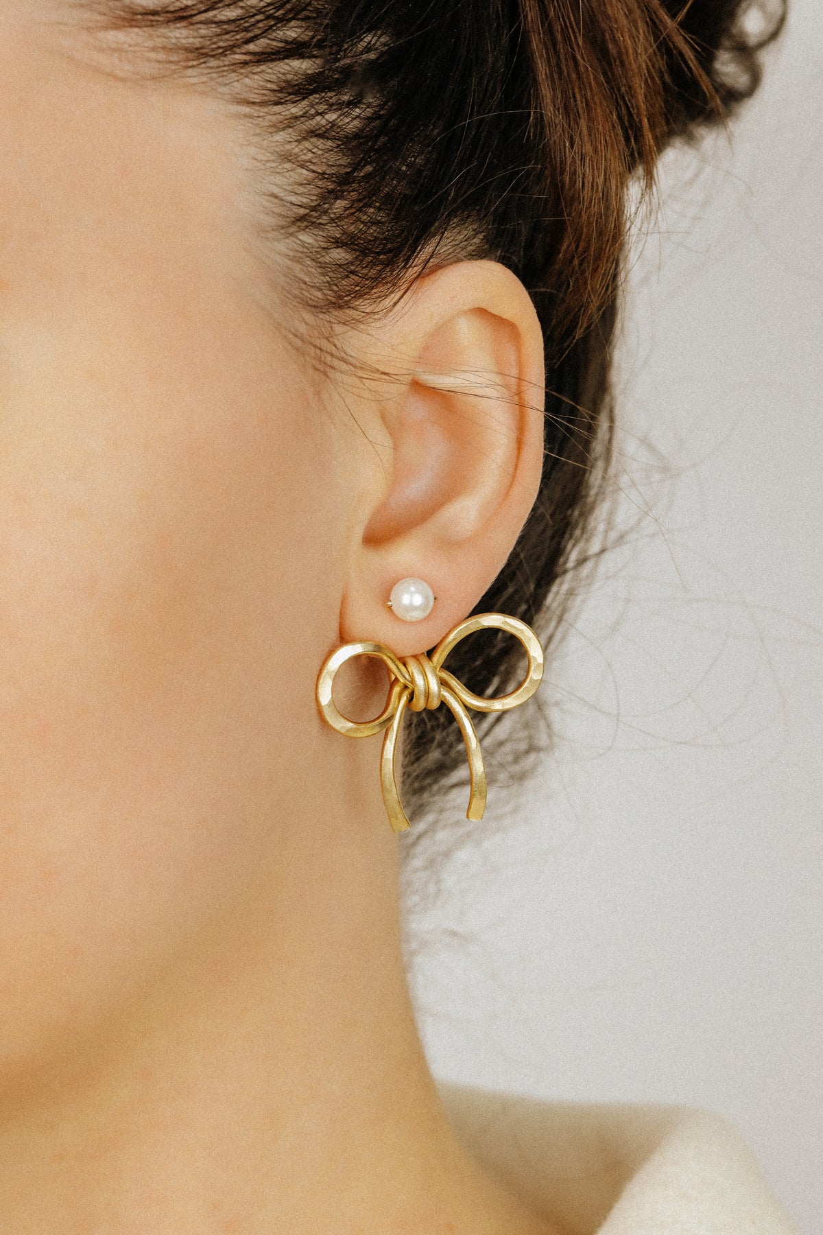 Bow Earring Jackets - BySDM Jewels - Handmade Jewelry - Unique - Mix & Match - lightweight - statement