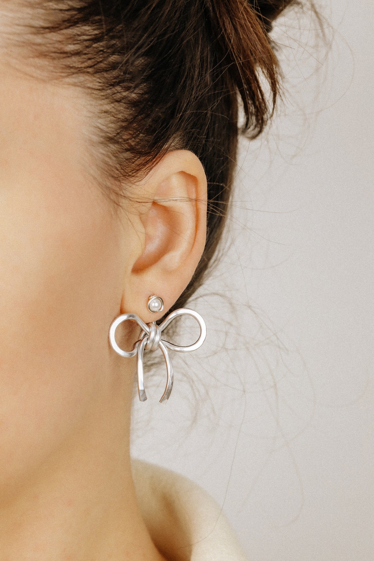 Bow Earring Jackets - BySDM Jewels - Handmade Jewelry - Unique - Mix & Match - lightweight - statement