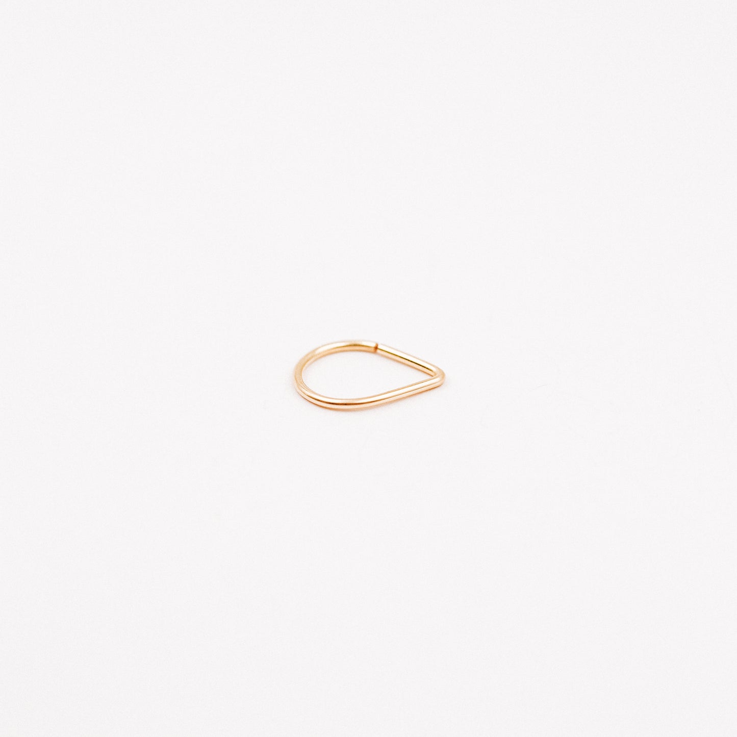 Teardrop Septum Ring • Chevron Septum Ring • 16ga 18ga 20ga 8mm or 10mm • Endless Nose Ring • Septum Triangle Piercing • BYSDMJEWELS