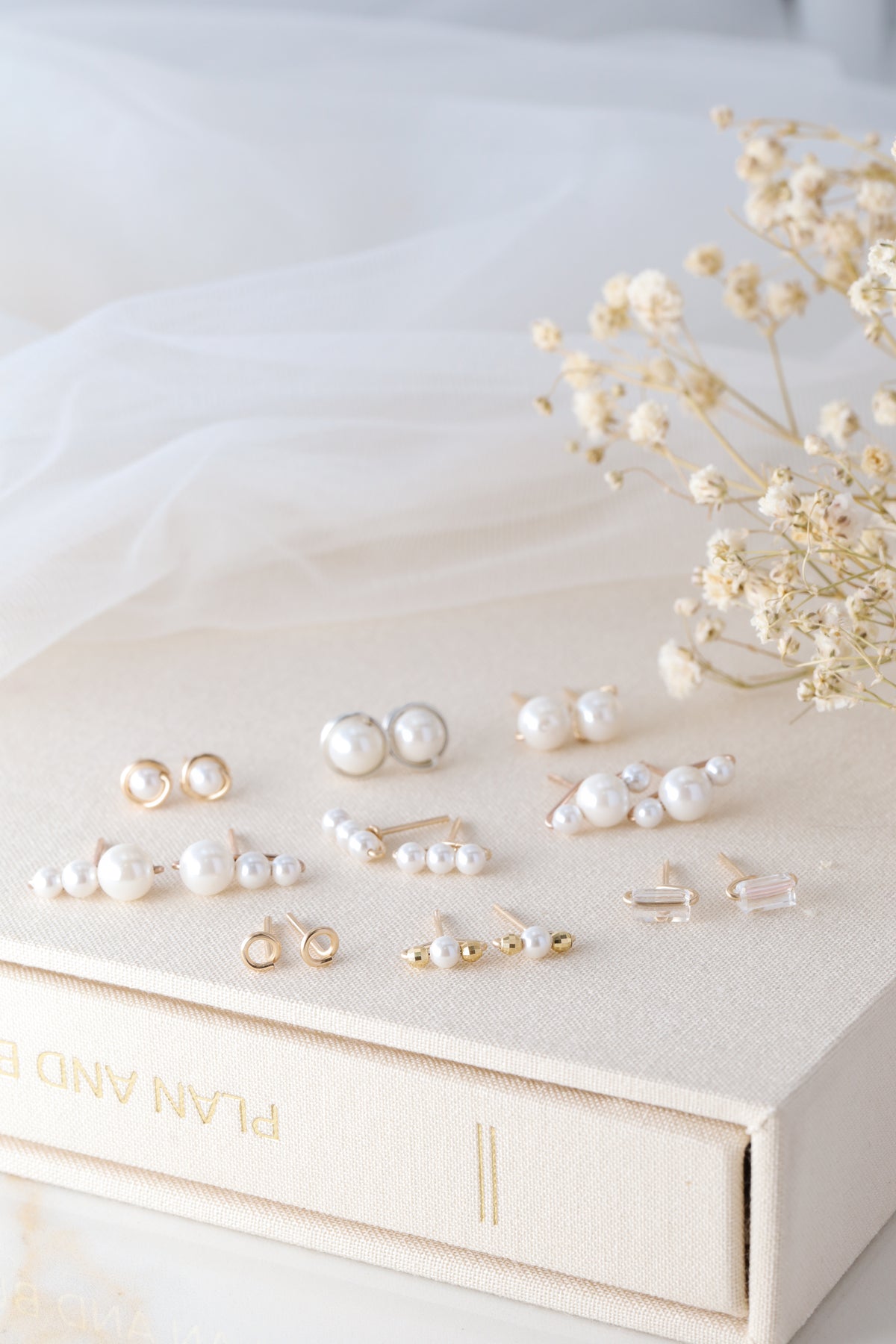Open Heart Earring Jackets - Heart Front Back Earrings with Dainty Studs - BySDM Jewels