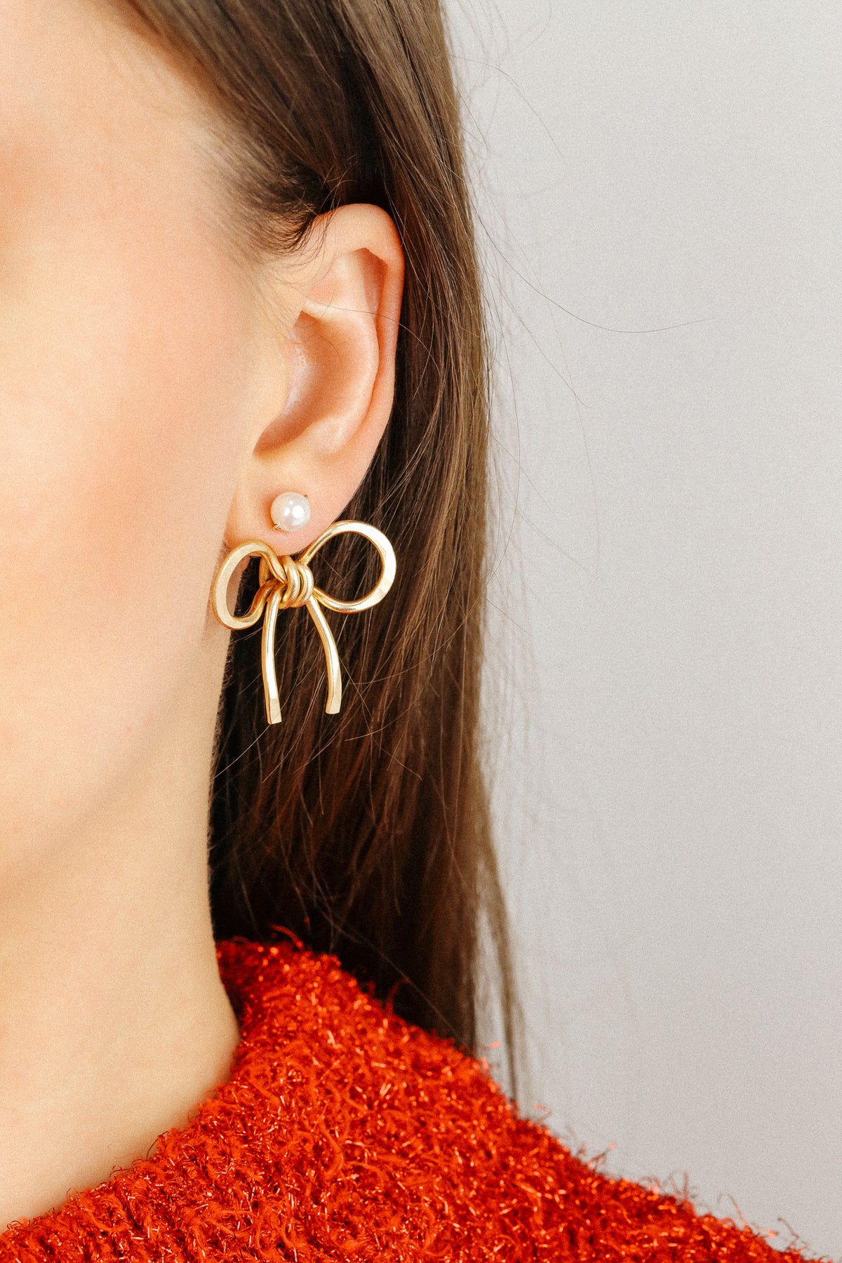 Bow Earring Jackets - BySDM Jewels - Handmade Jewelry - Unique - Mix & Match - lightweight - statement