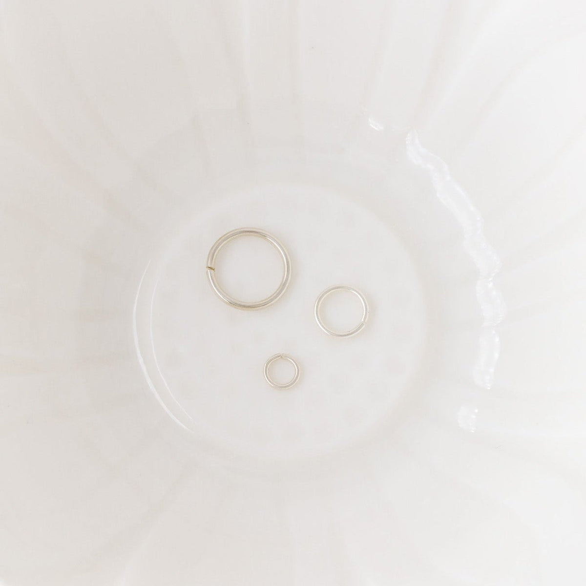 Diamond Cut Helix Hoop - Tiny Cartilage Earring - Endless Ring Hoops