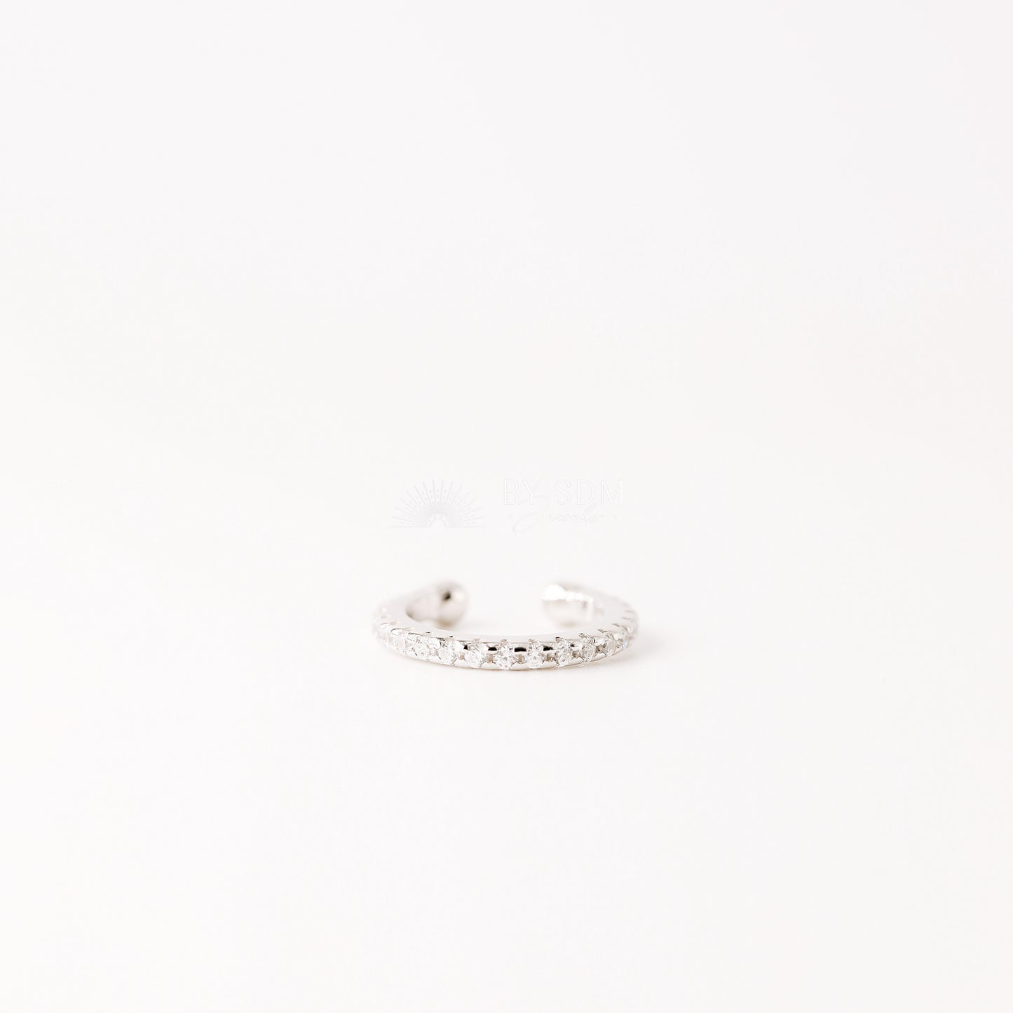 CZ Stone Ear Cuff • No Piercing is Needed • Gold, Silver, Rose Gold • BYSDMJEWELS