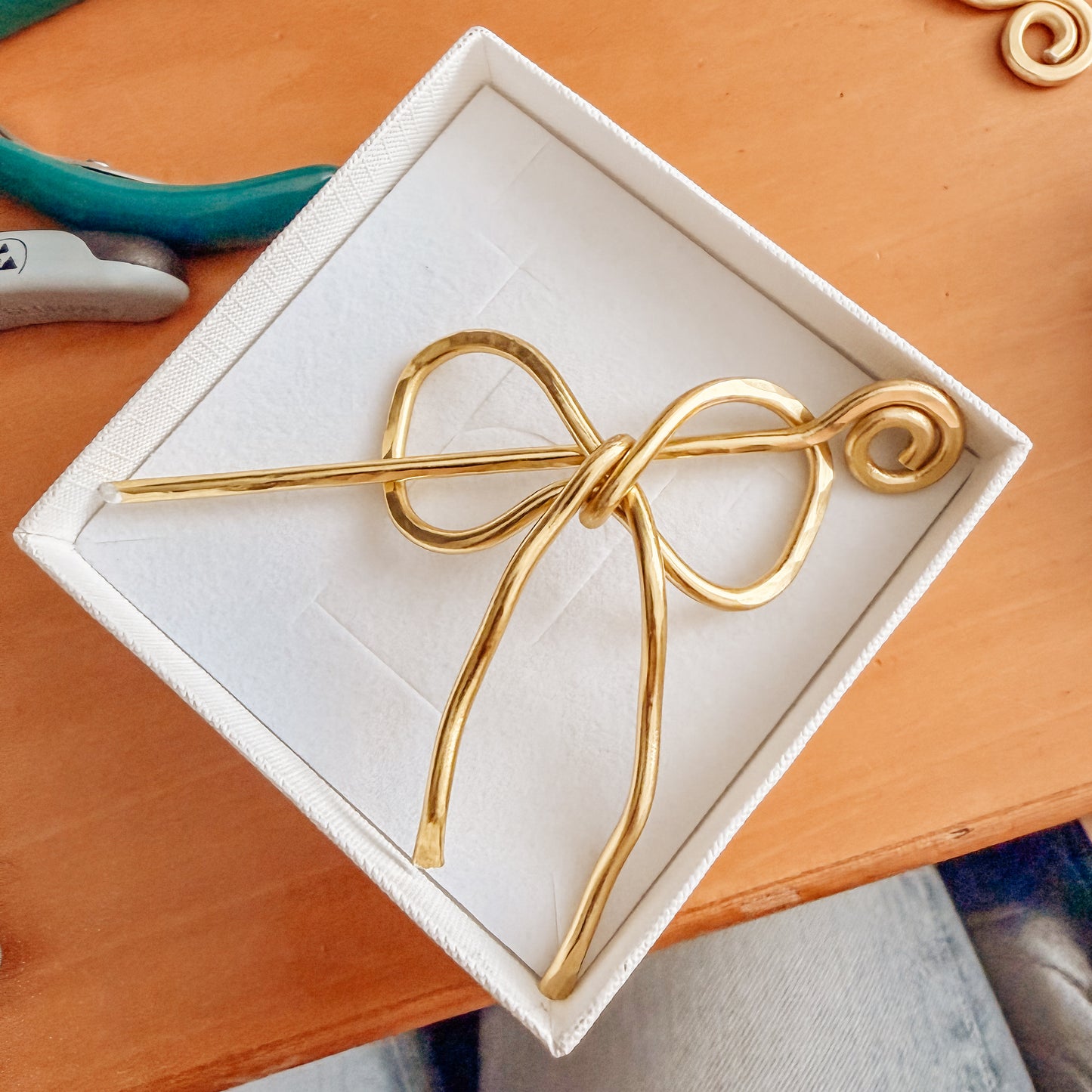 Bow Shawl Pin Brooch
