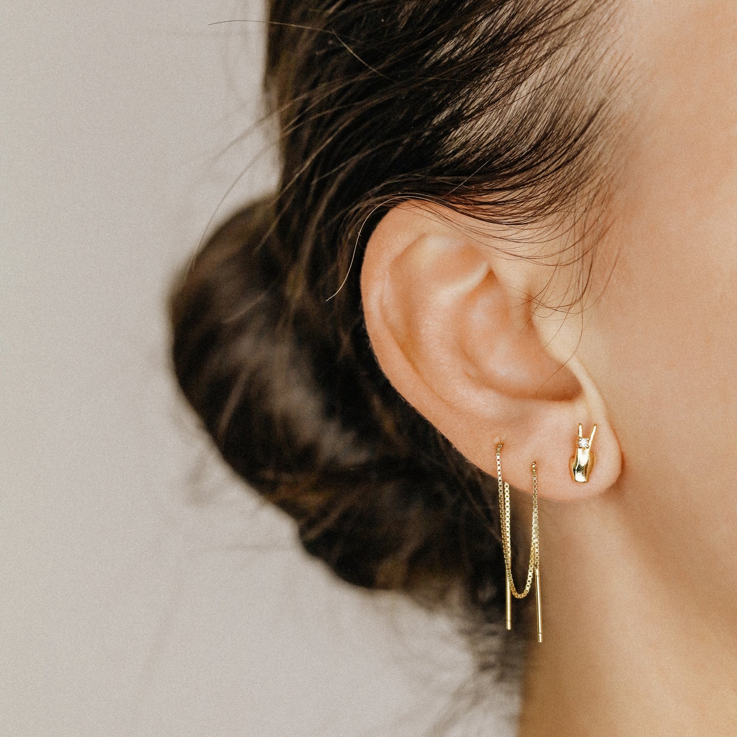 Victory Hand Earrings • V Earrings • Fighting • Peace Sign Earrings • Peace Fingers • Gift for Her • BYSDMJEWELS