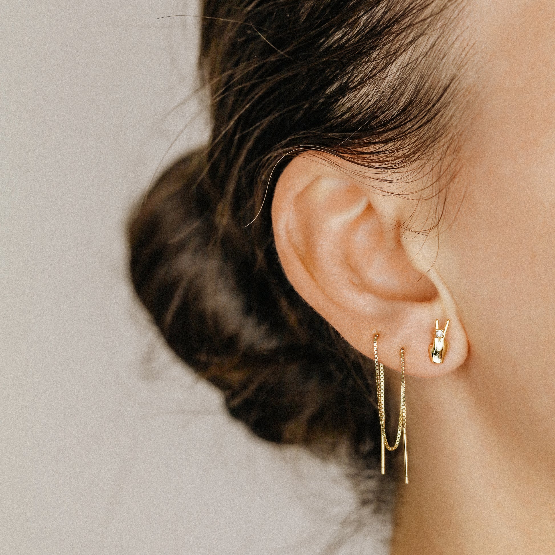 Victory Hand Earrings • V Earrings • Fighting • Peace Sign Earrings • Peace Fingers • Gift for Her • BYSDMJEWELS