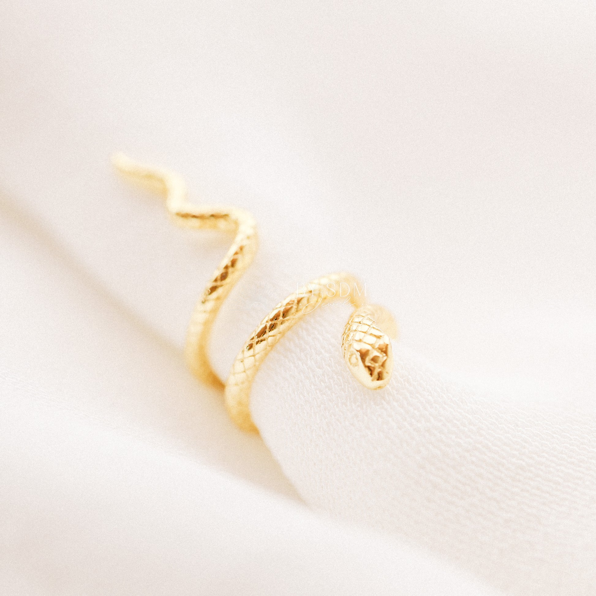 Serpent Cuff • Snake Ear Cuff Earrings • Gold, Silver • BYSDMJEWELS
