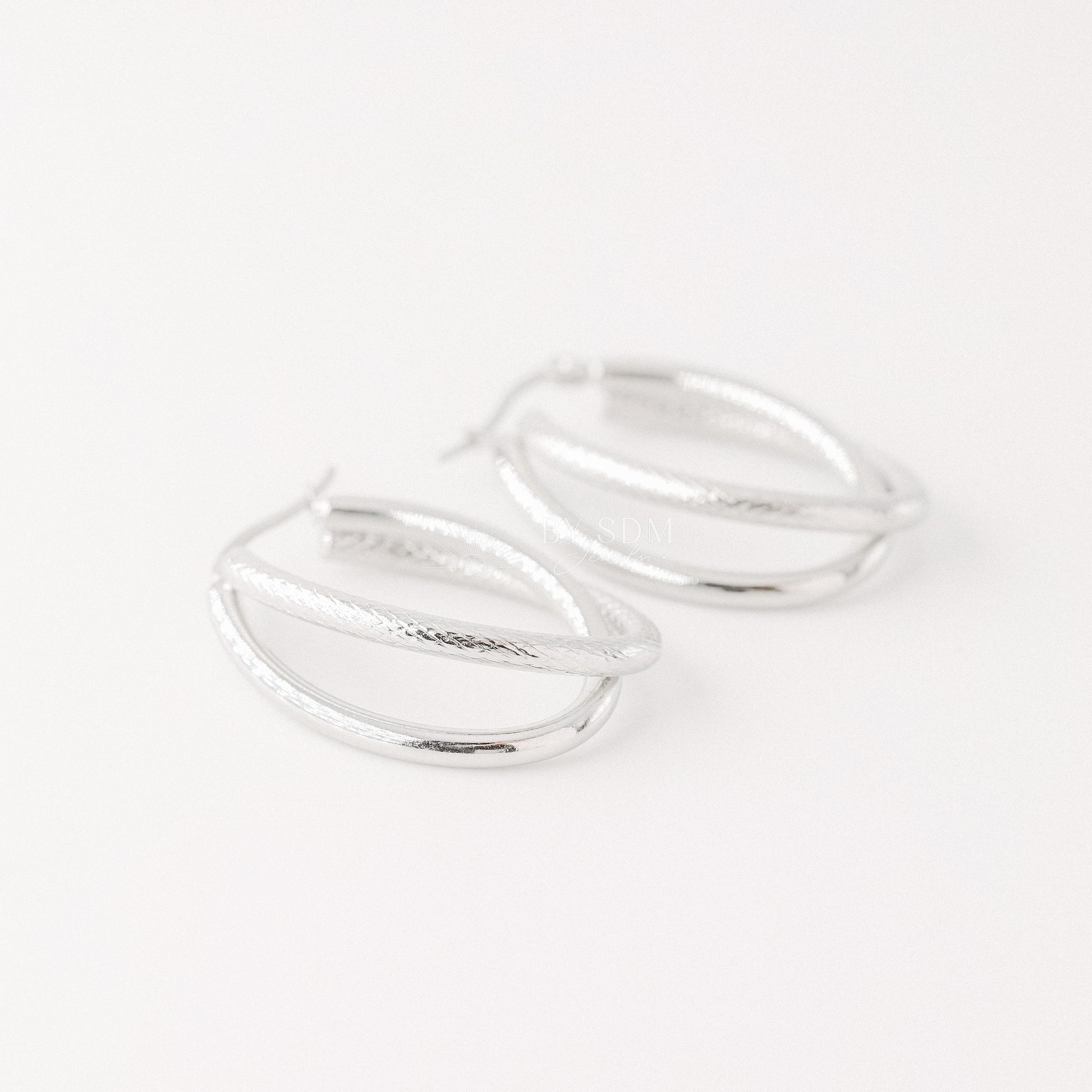 Gold Hoop Earrings • Large Big Hoop Earring • Circle Endless Huggie Hoop • Perfect Gift for Girlfriend • BYSDMJEWELS