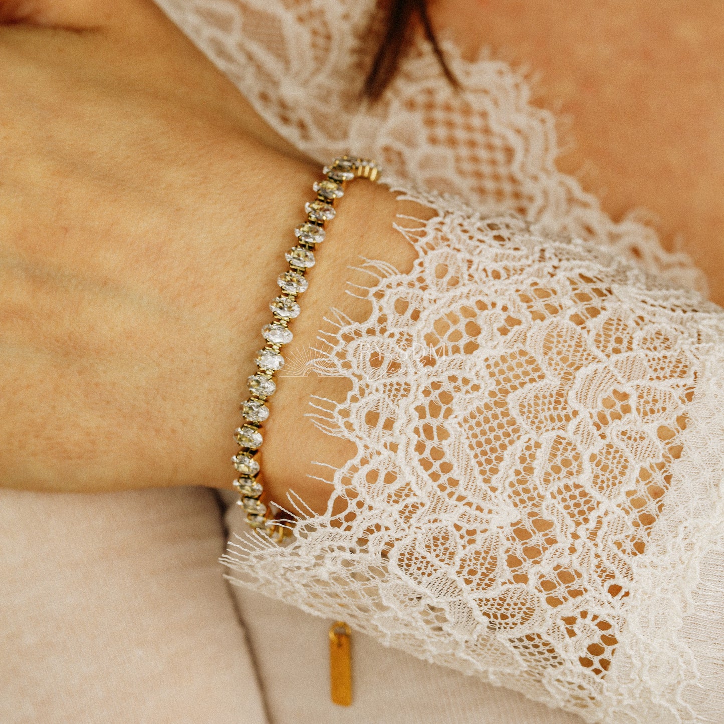 Oval Tennis Bracelet • Gold Tennis Bracelet • Diamond Bracelet • Dainty Bracelet • Gift for Her • CZ Tennis Bracelet • BYSDMJEWELS