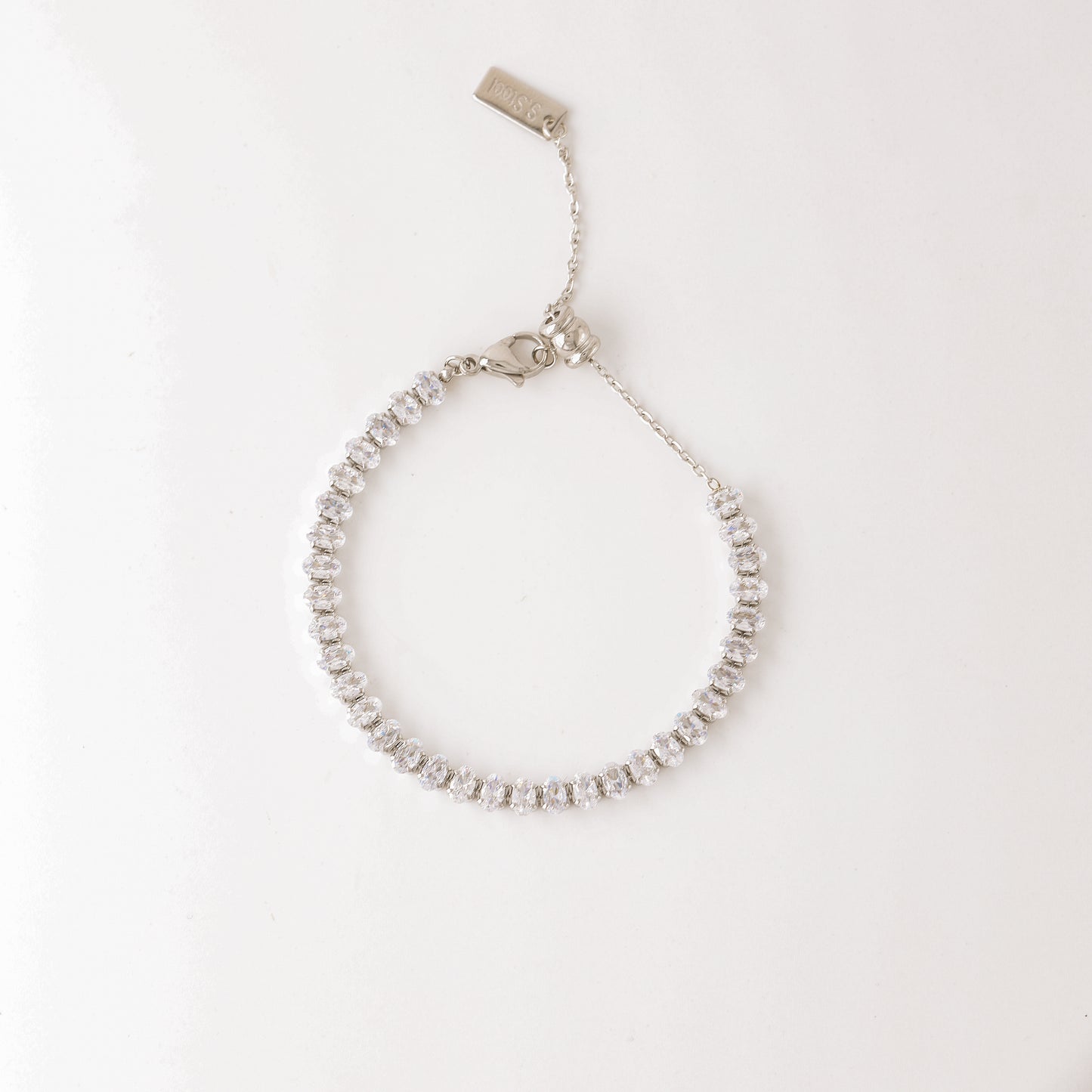 Oval Tennis Bracelet • Gold Tennis Bracelet • Diamond Bracelet • Dainty Bracelet • Gift for Her • CZ Tennis Bracelet • BYSDMJEWELS