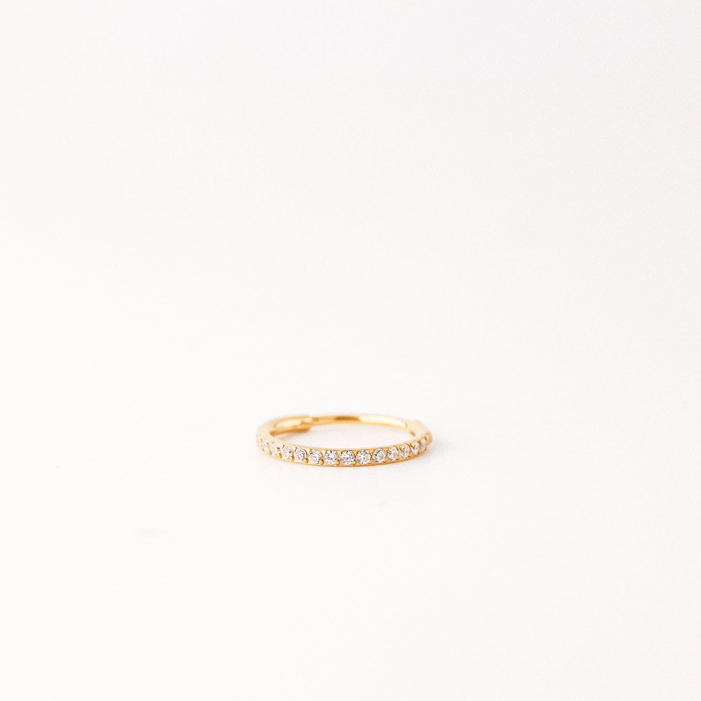 20G Paved Cartilage Conch Clicker Hoops • CZ Titanium Hinged Clicker Hoops • Seamless Hinged Hoop • Tiny Huggie Hoop Earrings • BYSDMJEWELS