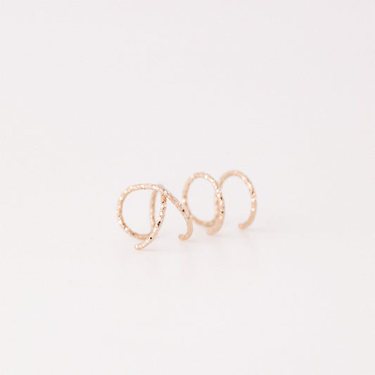 Set of 2 or Single Ear Cuff • Double Line & Criss Cross Ear Cuff • No Piercing Cartilage Ear Cuff • Textured Ear Cuff • Diamond Cut Ear Cuff