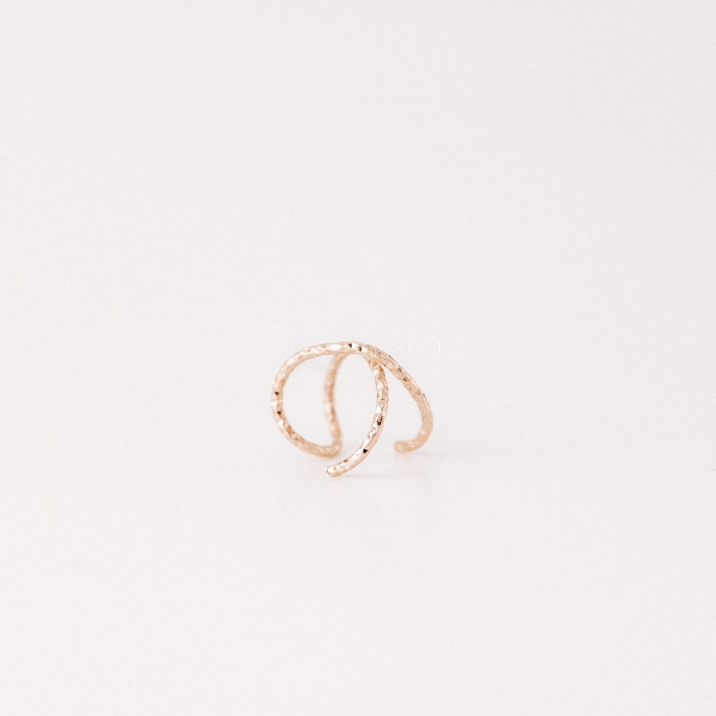 Set of 2 or Single Ear Cuff • Double Line & Criss Cross Ear Cuff • No Piercing Cartilage Ear Cuff • Textured Ear Cuff • Diamond Cut Ear Cuff