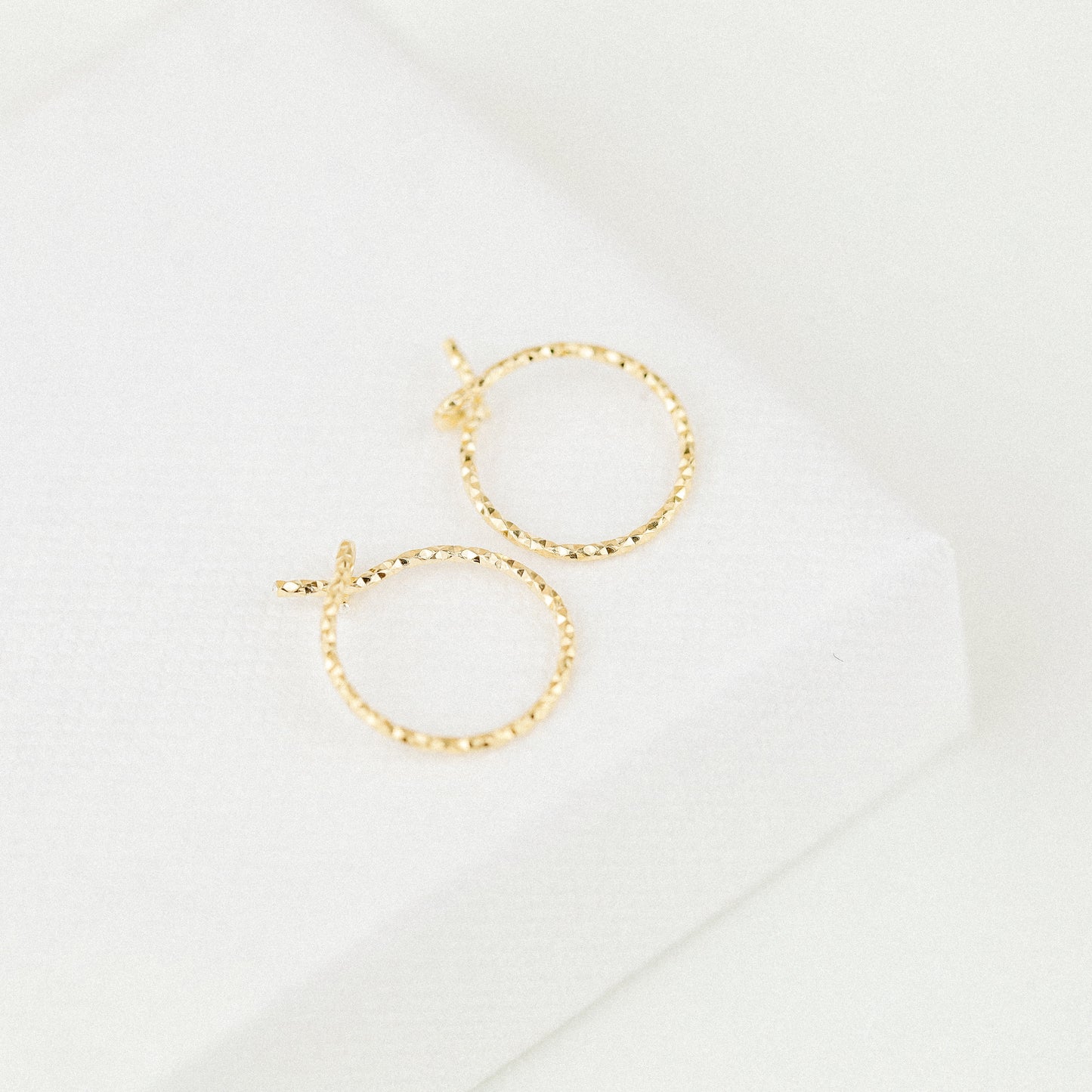 Smooth Thin Hoop Earrings