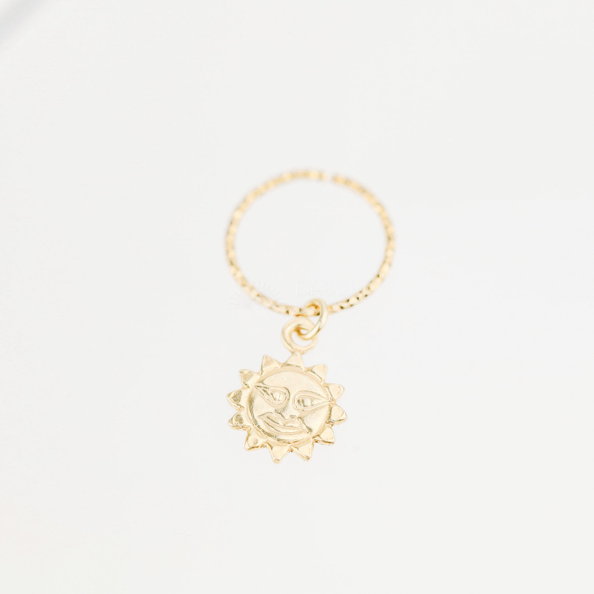 Sun Charm Hoop Earrings Rook Earrings Tragus Earrings Helix Earrings Sun Charm Earrings Celestial Huggie Hoops Tiny Sun Cartilage Earrings