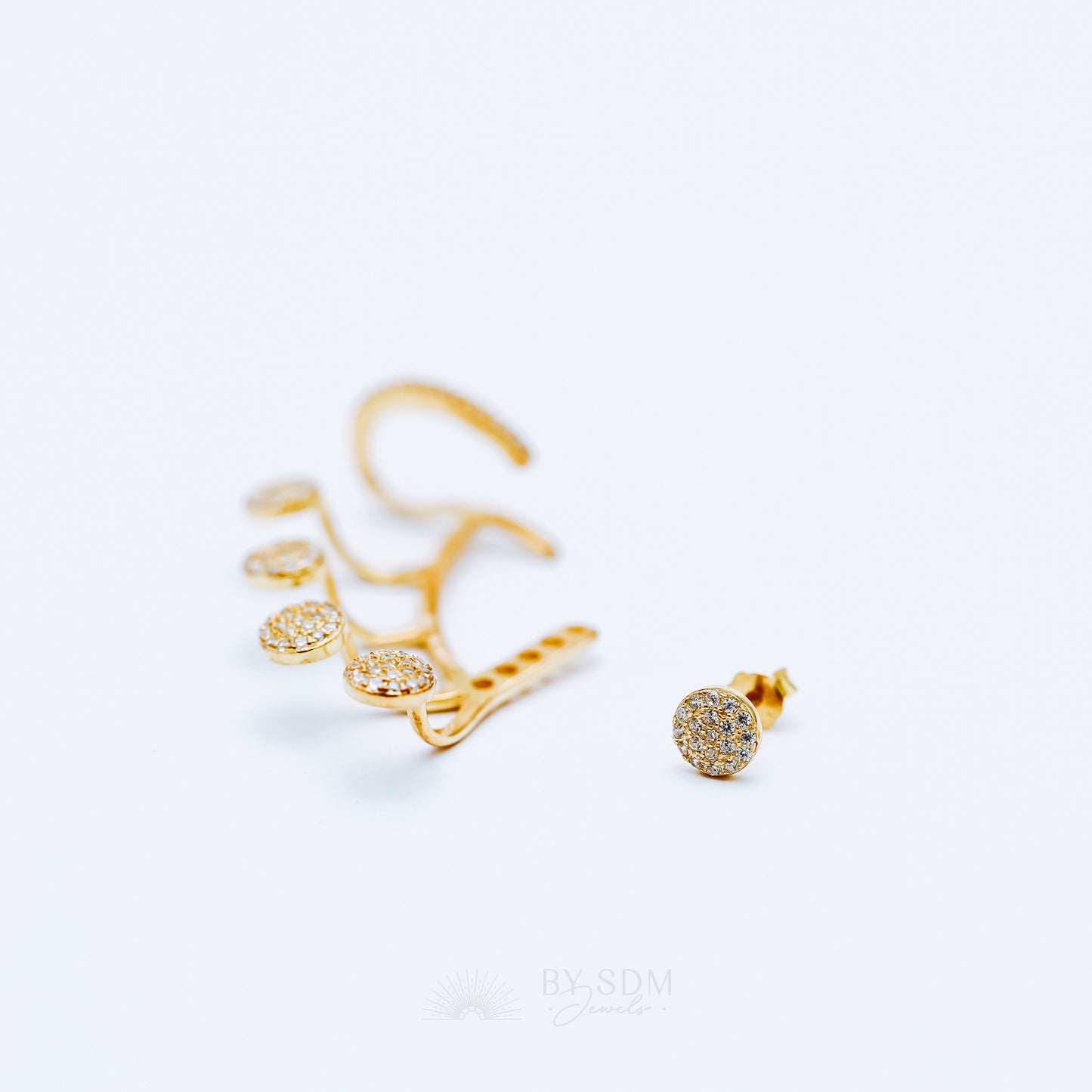 Ear Climbers • Ear Climber • Ear Crawler • Minimalist Earrings • Silver Jewelry • Gold Earrings • Ear Jacket • Ear Cuff