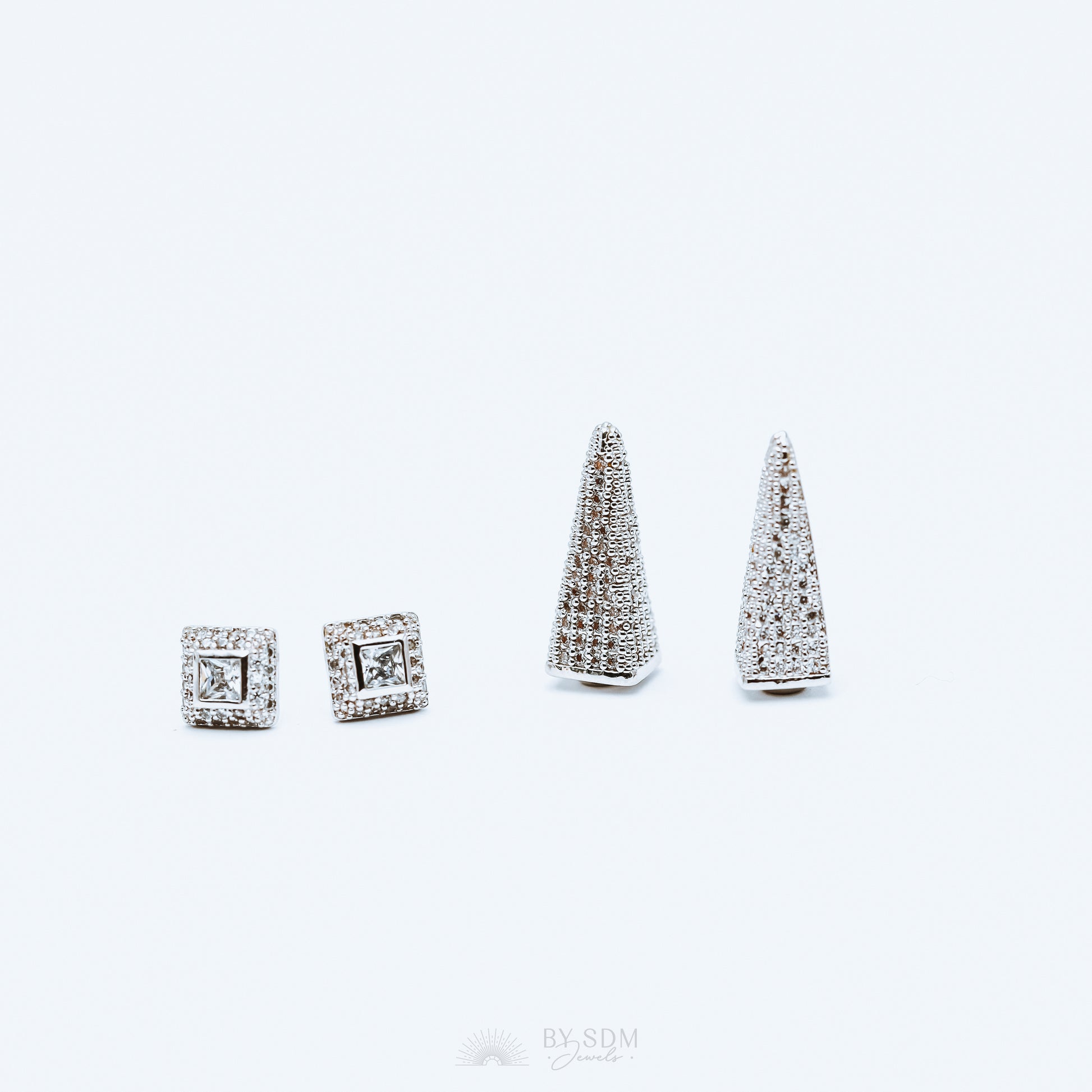 Spike Silver Ear Jacket • Silver Ear Jackets • Ear Jacket Earrings • Dainty Ear Jacket • Modern Ear Jacket • Ear Cuff • Dainty Earrings