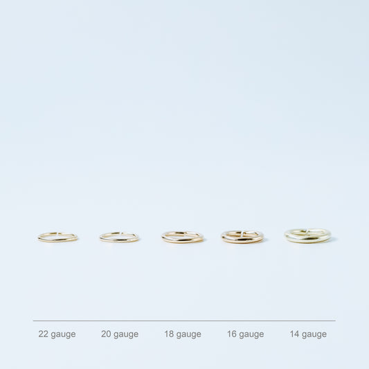 Cartilege Hoop • Helix Hoop • Tragus Hoop • Nose Hoop Ring Piercing • 22, 20ga, 18ga, 16ga, 14ga • 3, 4, 5, 6, 7, 8, 9, 10, 12mm BYSDMJEWELS