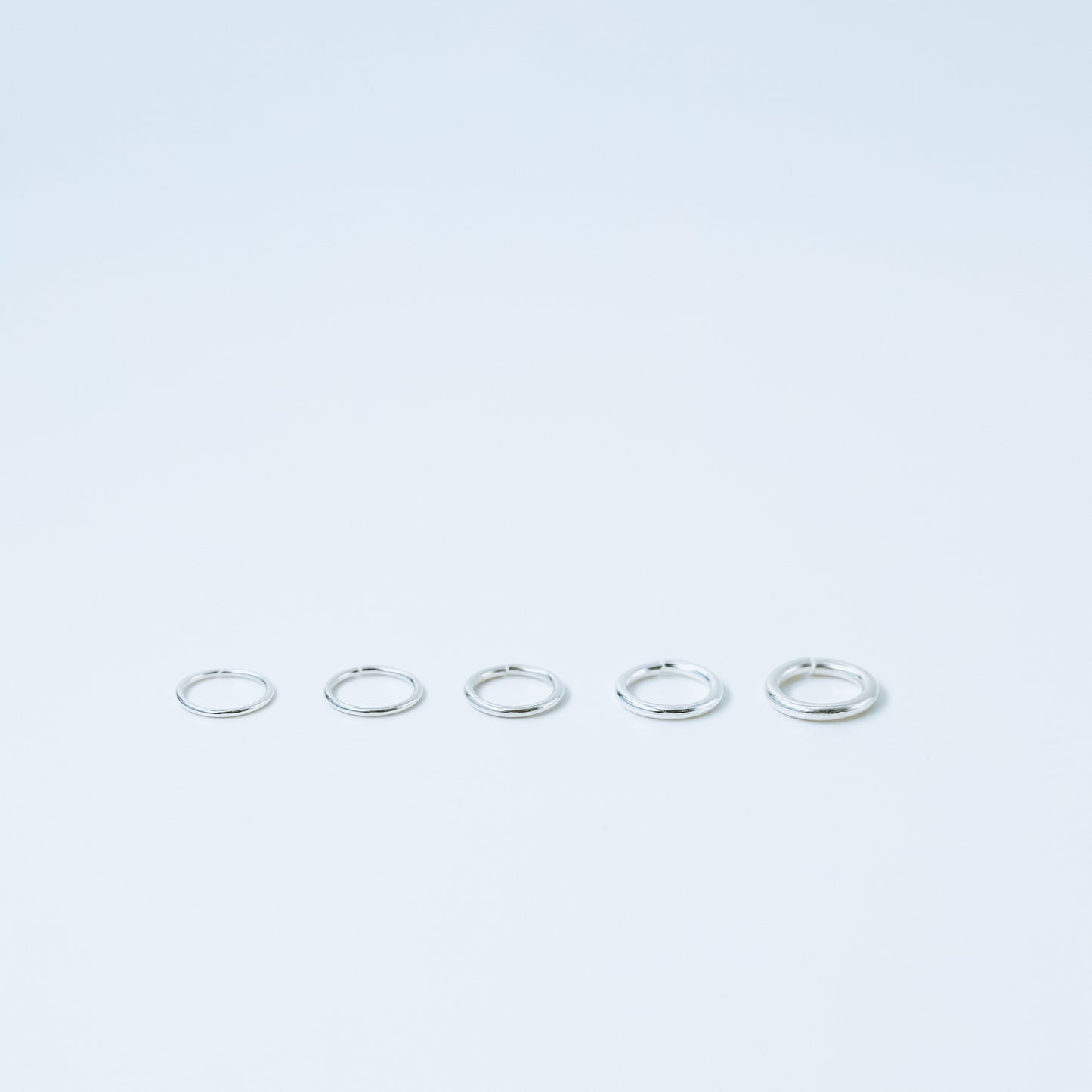 Thin Hoops Rings for Ear • Nose Piercings • No Hinge Design • 22ga, 20ga, 18ga, 16ga, 14ga • 3, 4, 5, 6, 7, 8, 9, 10, 12mm BYSDMJEWELS