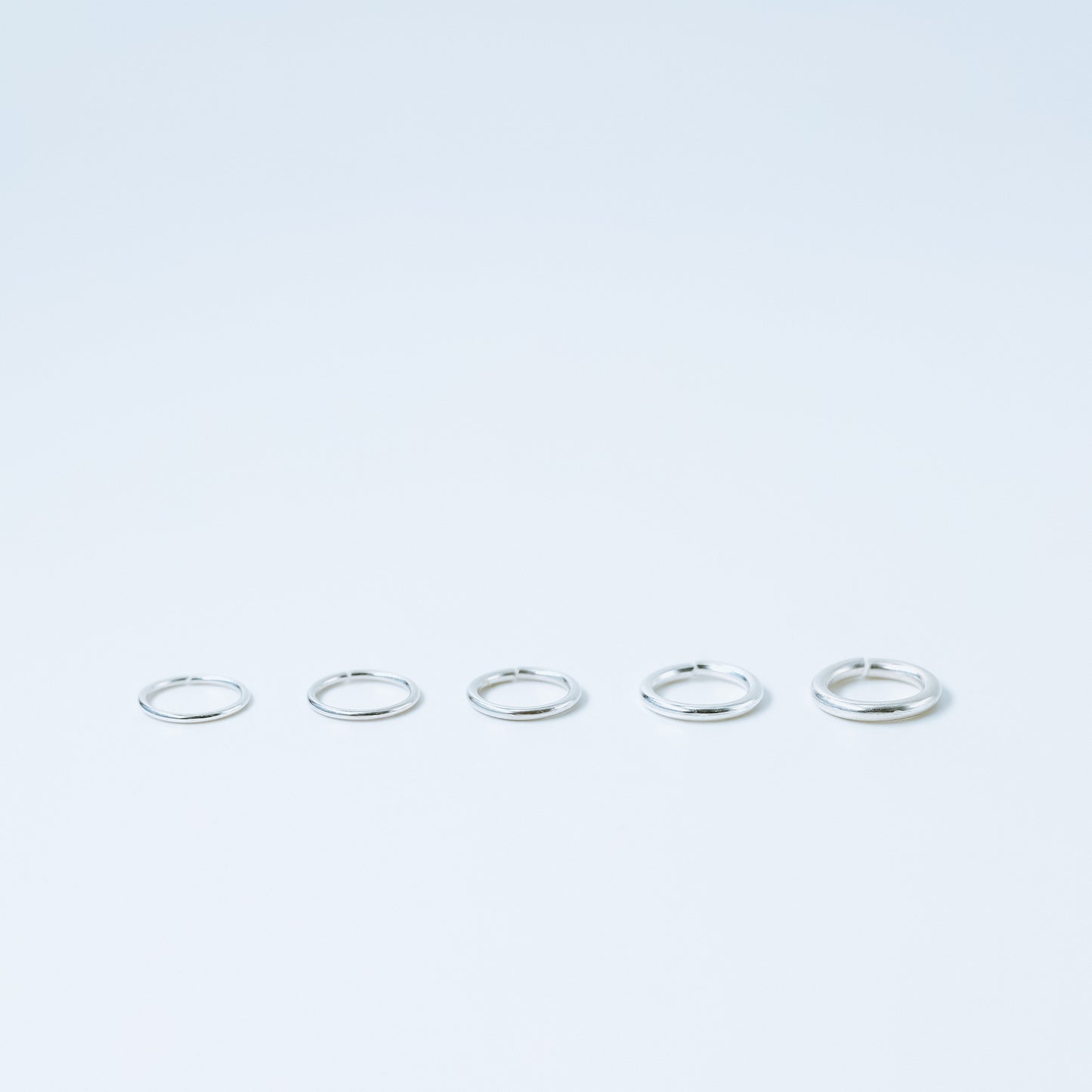 Thin Hoops Rings for Ear • Nose Piercings • No Hinge Design • 22ga, 20ga, 18ga, 16ga, 14ga • 3, 4, 5, 6, 7, 8, 9, 10, 12mm BYSDMJEWELS