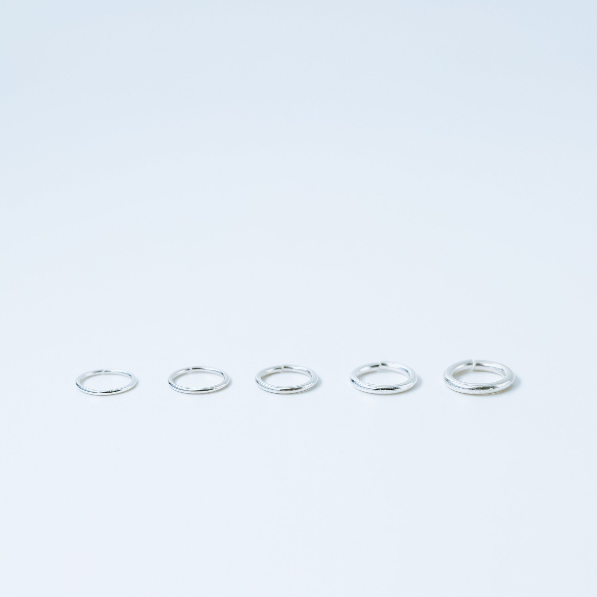 Thin Hoops Rings for Ear • Nose Piercings • No Hinge Design • 22ga, 20ga, 18ga, 16ga, 14ga • 3, 4, 5, 6, 7, 8, 9, 10, 12mm BYSDMJEWELS
