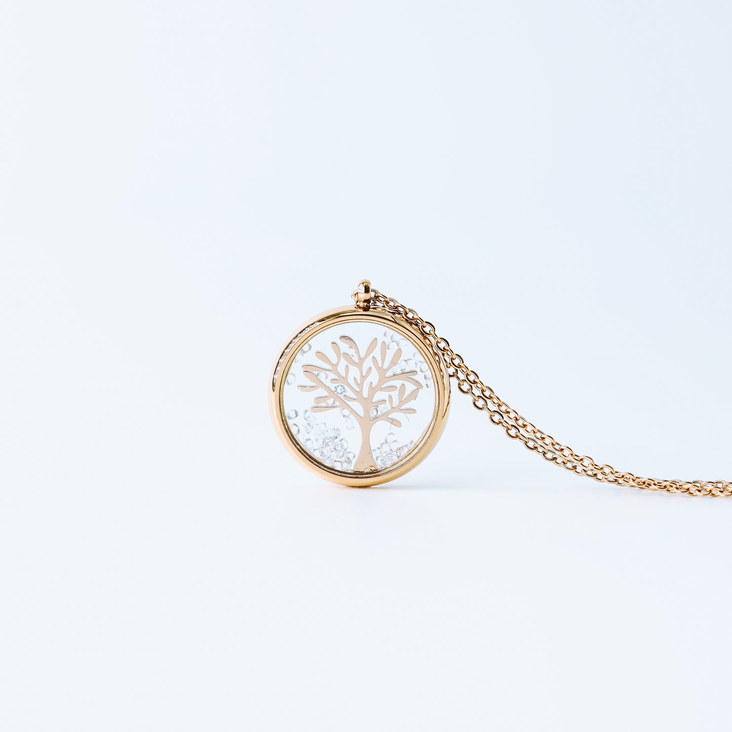 Dainty Tree of Life Necklace • Stainless Steel Family Tree Pendant • Family Tree Jewelry for Her, Arbre de Vie • Gift For Mom and Grandma