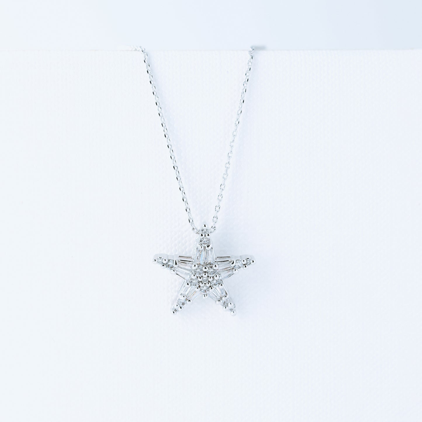 Silver Star Pendant Necklace, Silver Star Gift, Star Necklace, Star Charm Necklace, Star Gift, Star Jewellery, Celestial Gift, BYSDMJEWELS