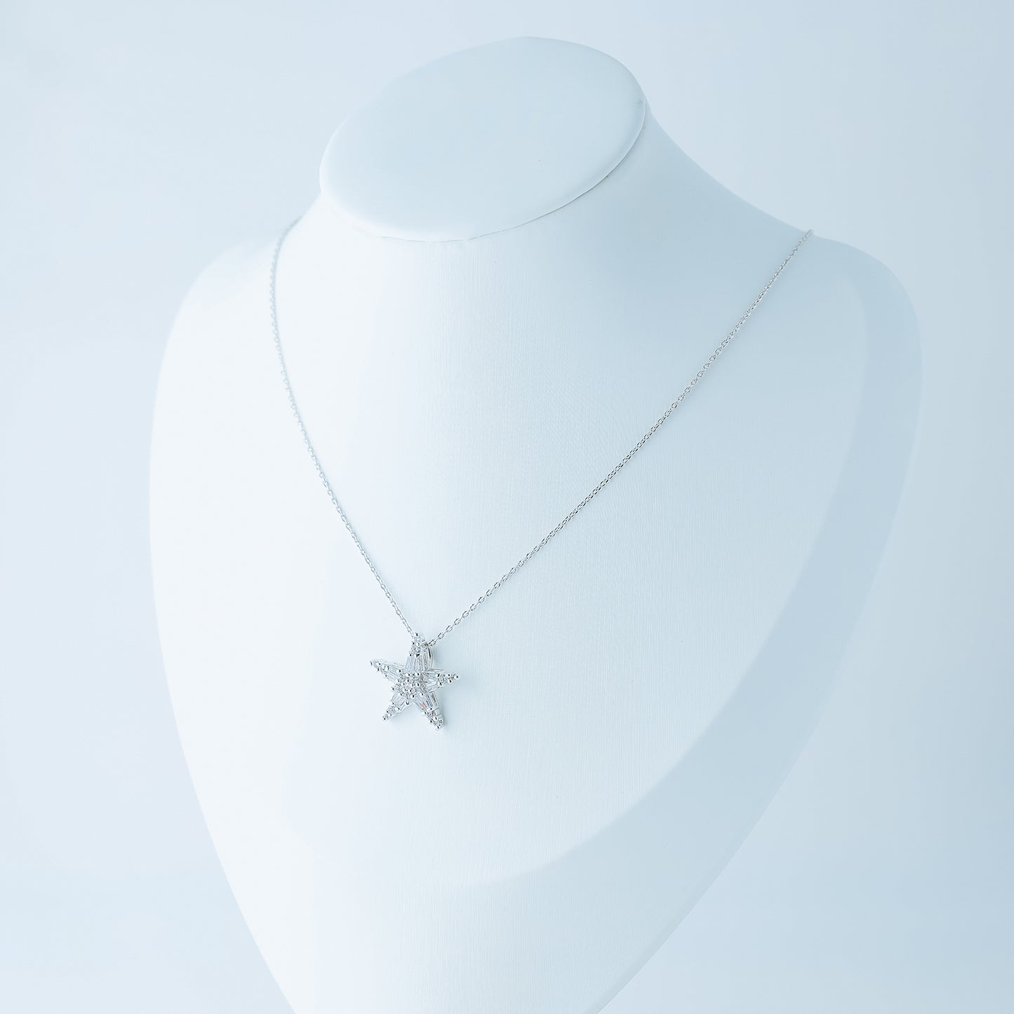 Silver Star Pendant Necklace, Silver Star Gift, Star Necklace, Star Charm Necklace, Star Gift, Star Jewellery, Celestial Gift, BYSDMJEWELS