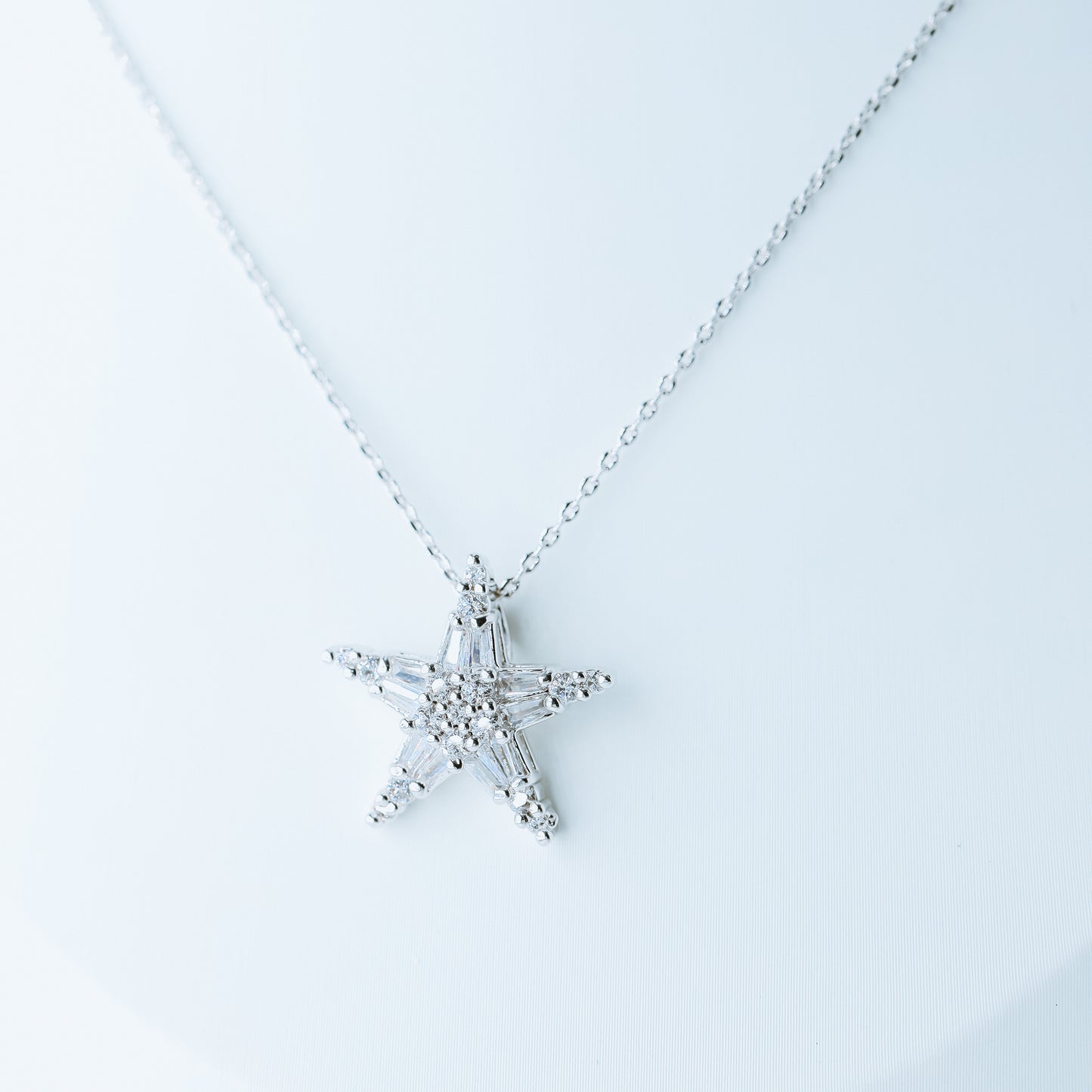 Silver Star Pendant Necklace, Silver Star Gift, Star Necklace, Star Charm Necklace, Star Gift, Star Jewellery, Celestial Gift, BYSDMJEWELS