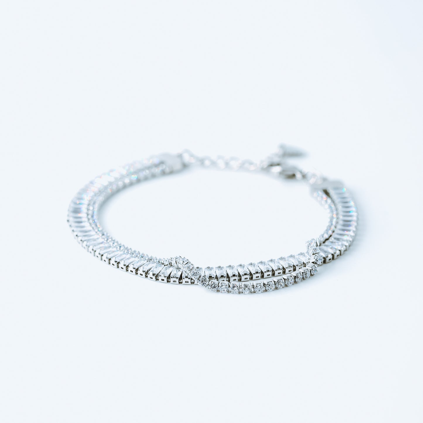 Baguette Tennis Bracelet • Gold Tennis Bracelet • Diamond Bracelet • Dainty Bracelet • Gift for Her • CZ Tennis Bracelet • BYSDMJEWELS