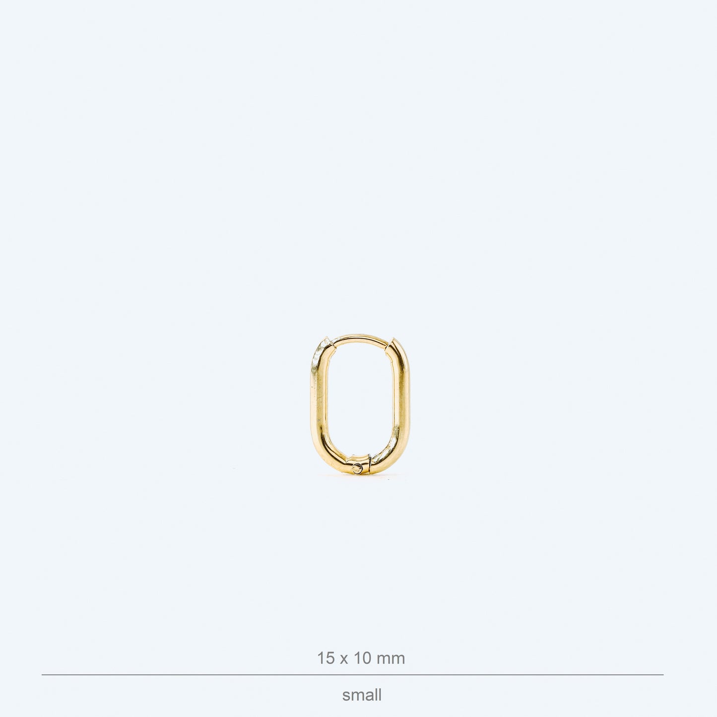 Link Earrings • Cable Link Earrings • Oval Hoop Earrings • Stainless Steel • Minimalist Gold Earrings • Perfect Gift for Her • BYSDMJEWELS