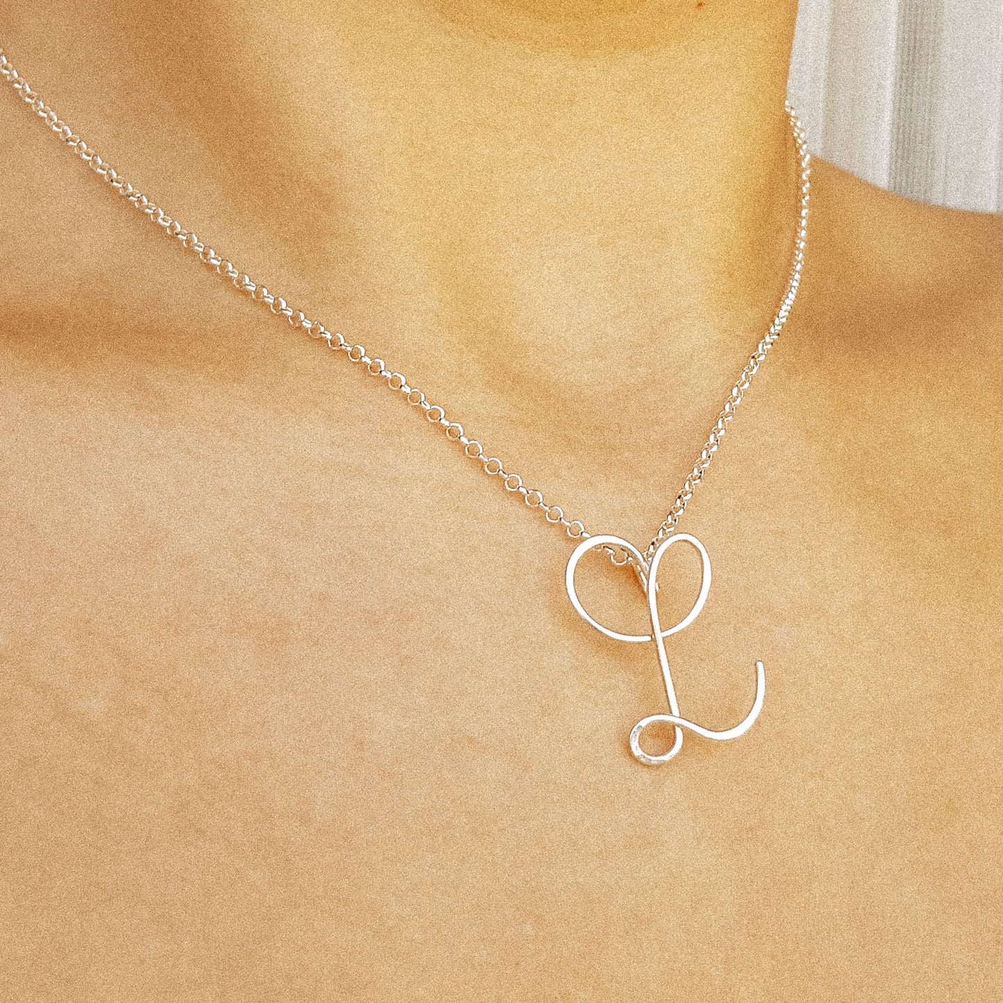 Custom Capital Letter Necklace