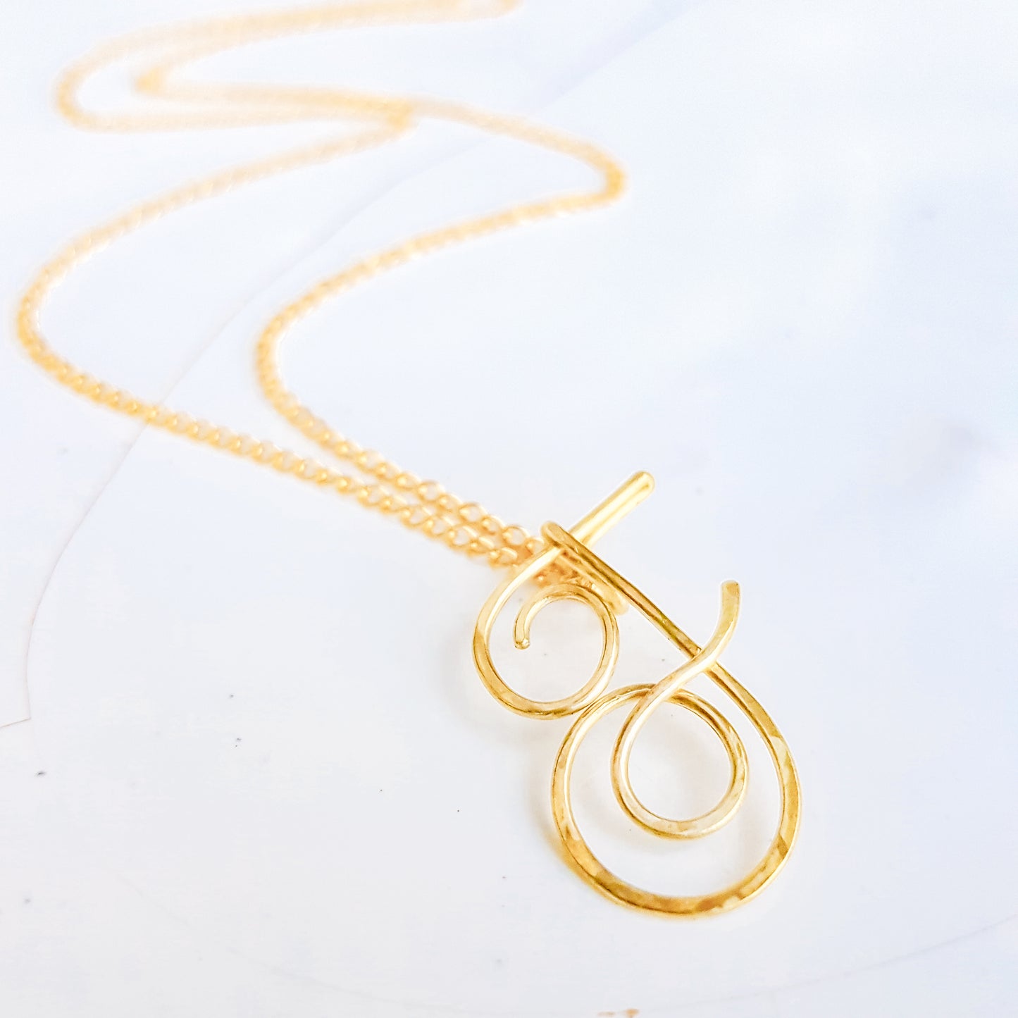 Custom Capital Letter Necklace